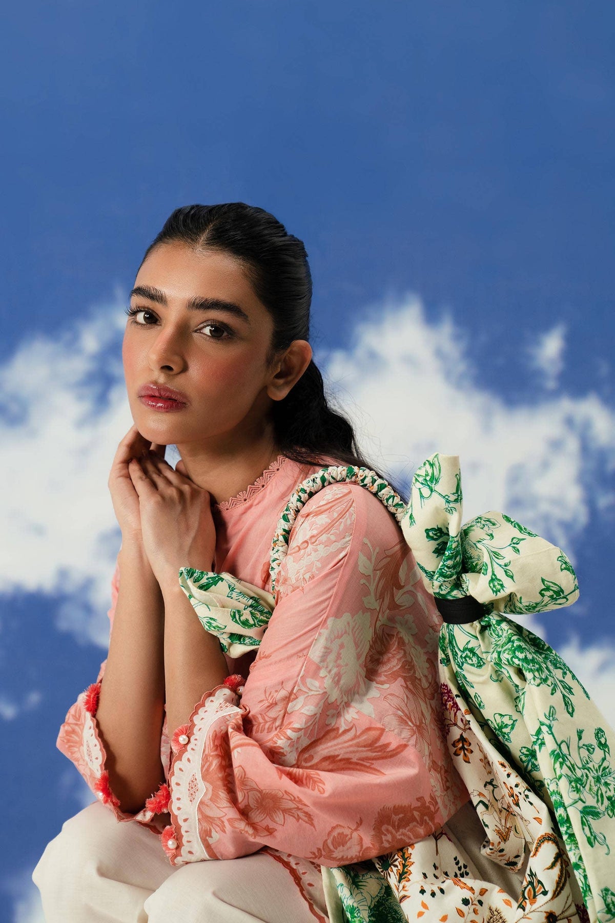 Sana Safinaz | Mahay Summer Lawn 24 | S-32 -  Sana Safinaz Luxury - Original Designer Dress - House of Maryam
