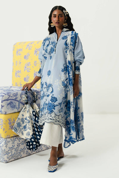 Sana Safinaz | Mahay Summer Lawn 24 | S-31 -  Sana Safinaz Luxury - Original Designer Dress - House of Maryam