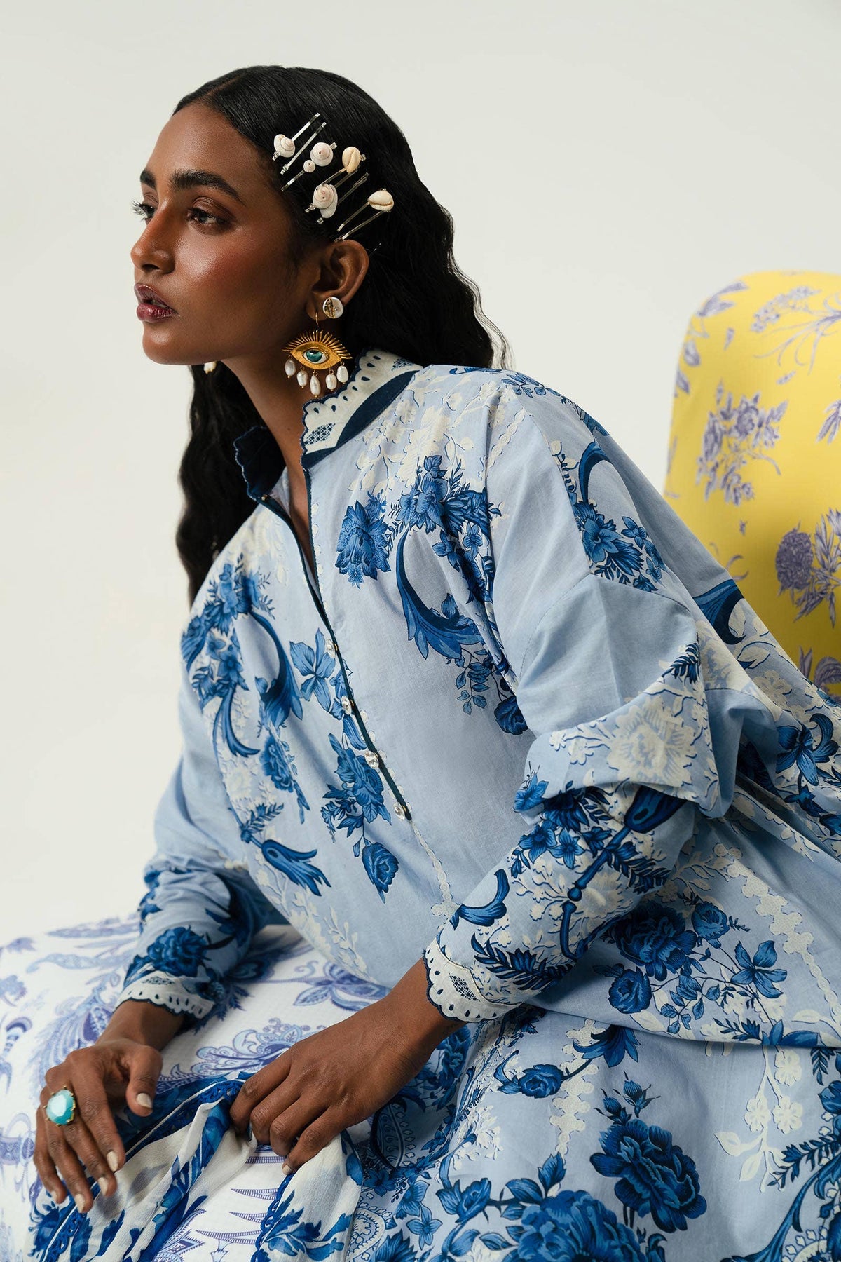 Sana Safinaz | Mahay Summer Lawn 24 | S-31 -  Sana Safinaz Luxury - Original Designer Dress - House of Maryam