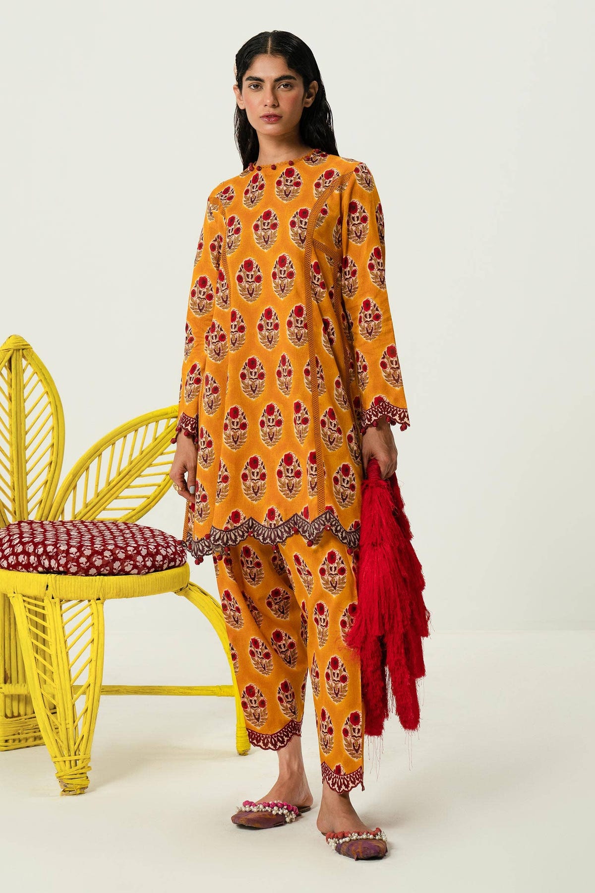 Sana Safinaz | Mahay Summer Lawn 24 | S-29 -  Sana Safinaz Luxury - Original Designer Dress - House of Maryam