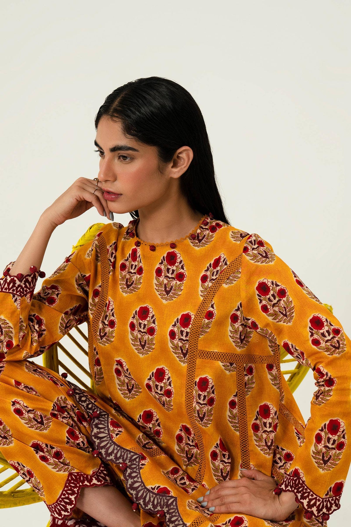 Sana Safinaz | Mahay Summer Lawn 24 | S-29 -  Sana Safinaz Luxury - Original Designer Dress - House of Maryam