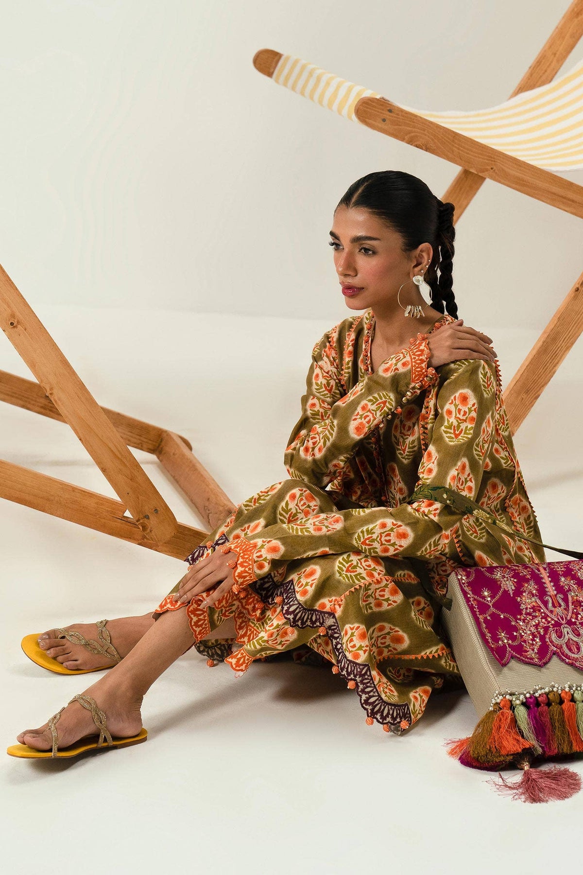 Sana Safinaz | Mahay Summer Lawn 24 | S-28 -  Sana Safinaz Luxury - Original Designer Dress - House of Maryam