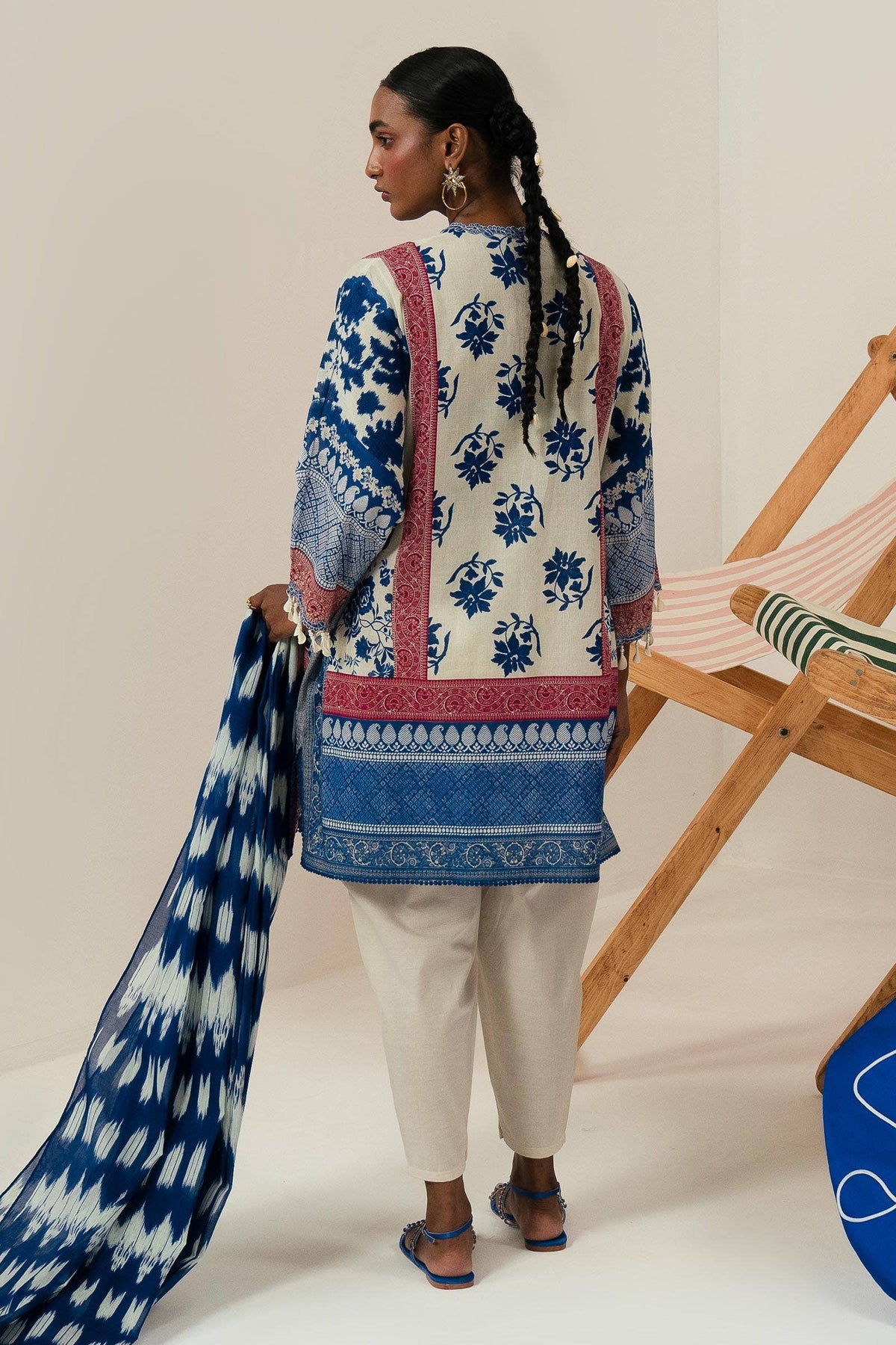 Sana Safinaz | Mahay Summer Lawn 24 | S-27 -  Sana Safinaz Luxury - Original Designer Dress - House of Maryam