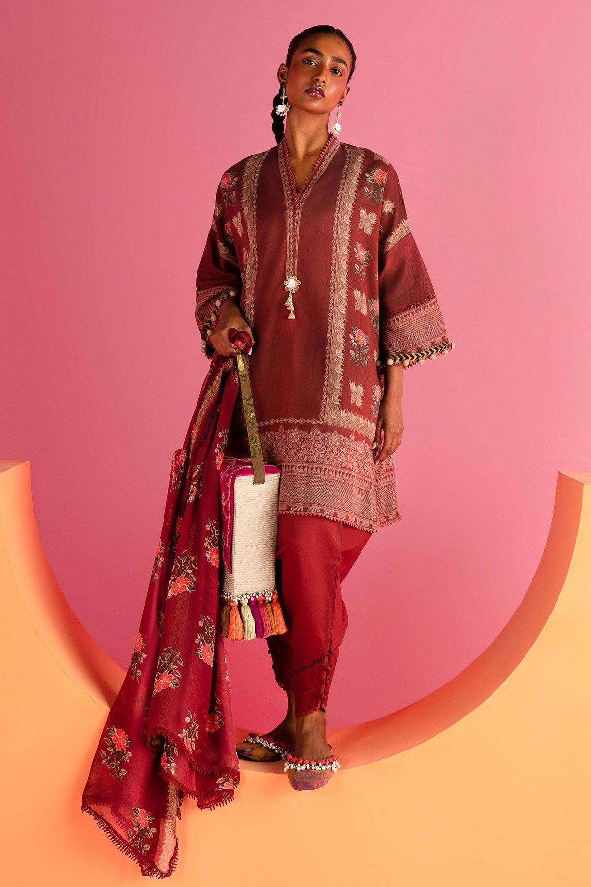 Sana Safinaz | Mahay Summer Lawn 24 | S-22 -  Sana Safinaz Luxury - Original Designer Dress - House of Maryam