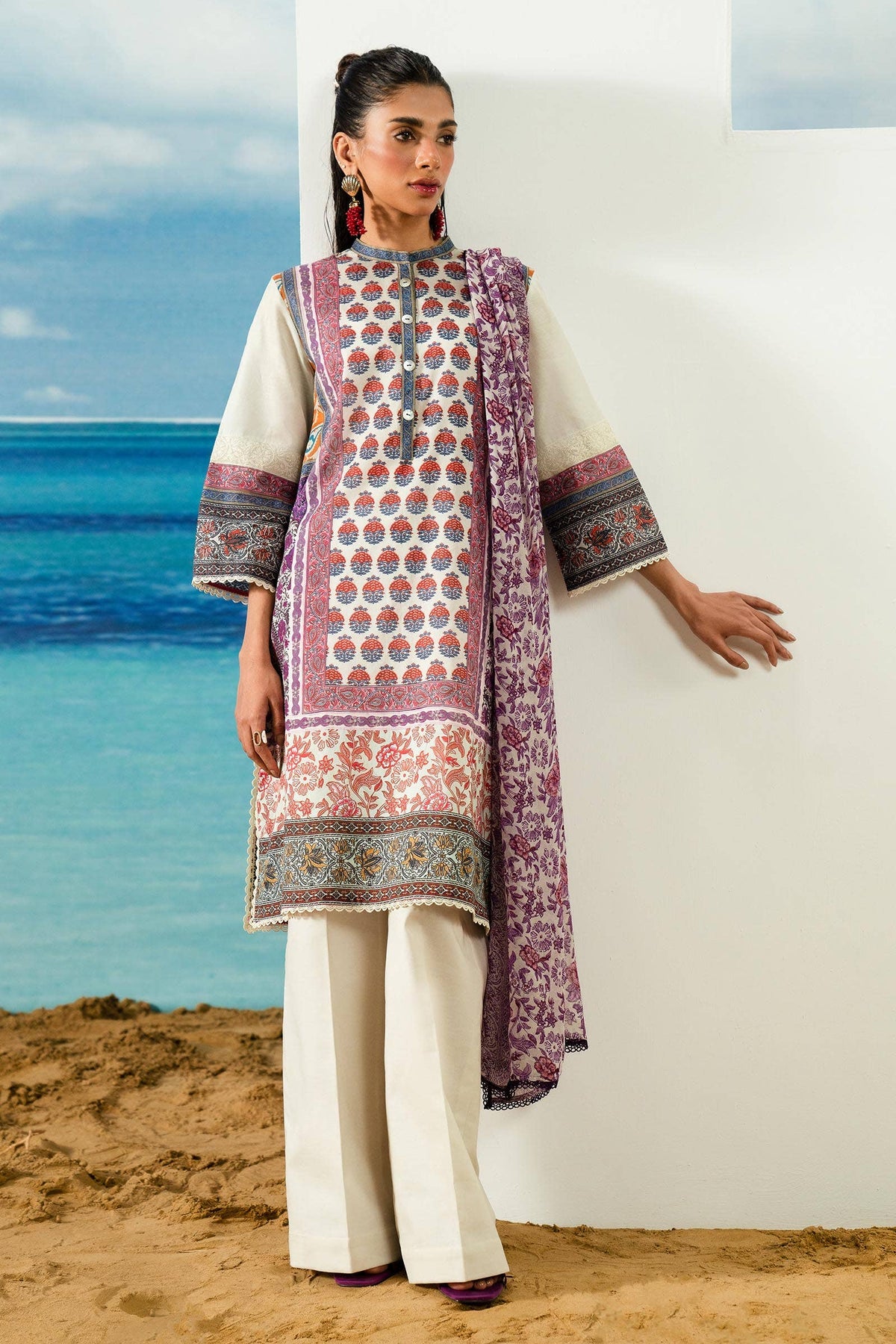 Sana Safinaz | Mahay Summer Lawn 24 | S-20 -  Sana Safinaz Luxury - Original Designer Dress - House of Maryam