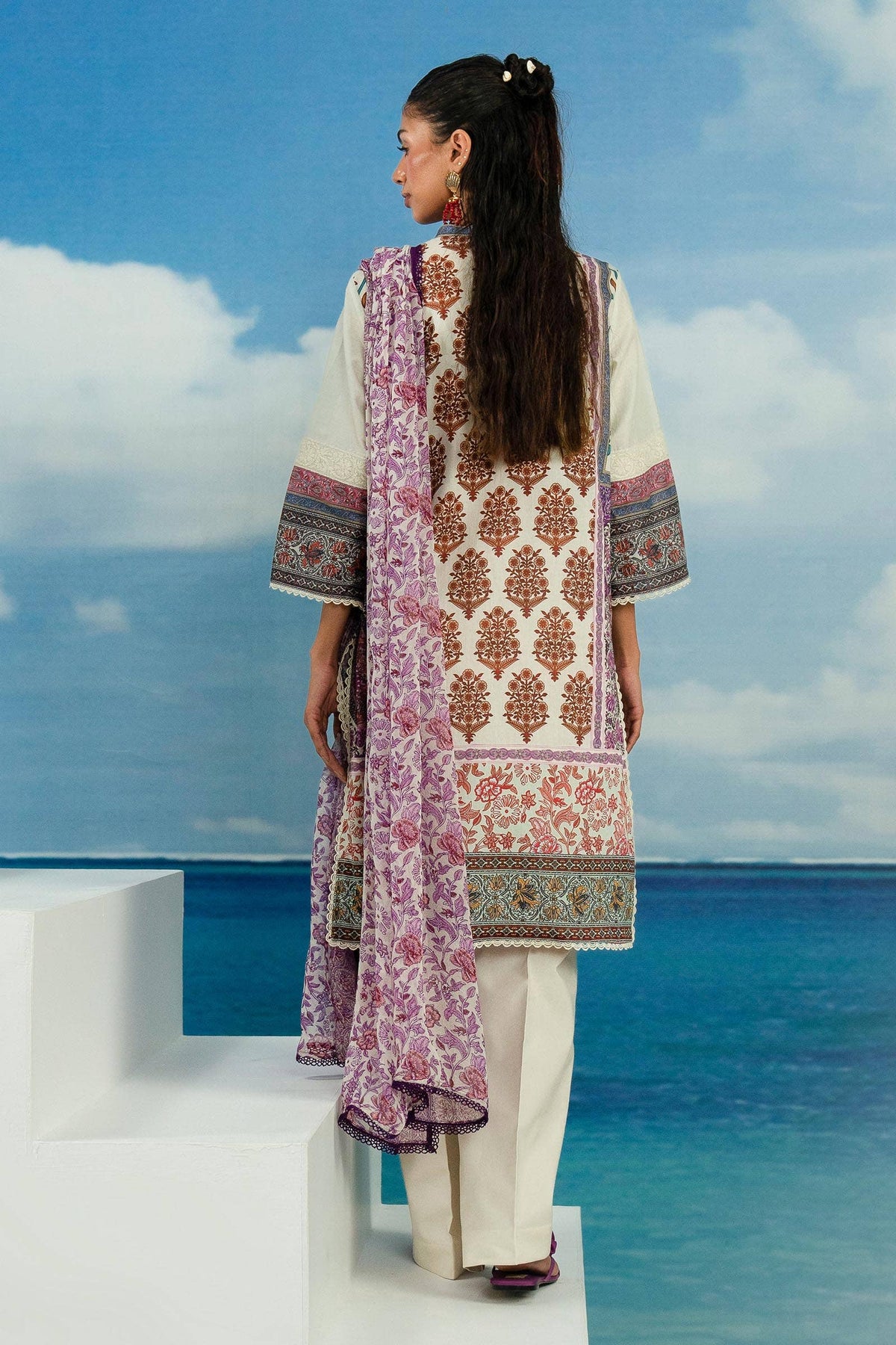 Sana Safinaz | Mahay Summer Lawn 24 | S-20 -  Sana Safinaz Luxury - Original Designer Dress - House of Maryam