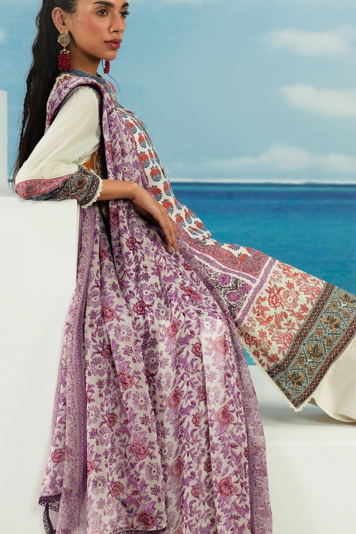 Sana Safinaz | Mahay Summer Lawn 24 | S-20 -  Sana Safinaz Luxury - Original Designer Dress - House of Maryam