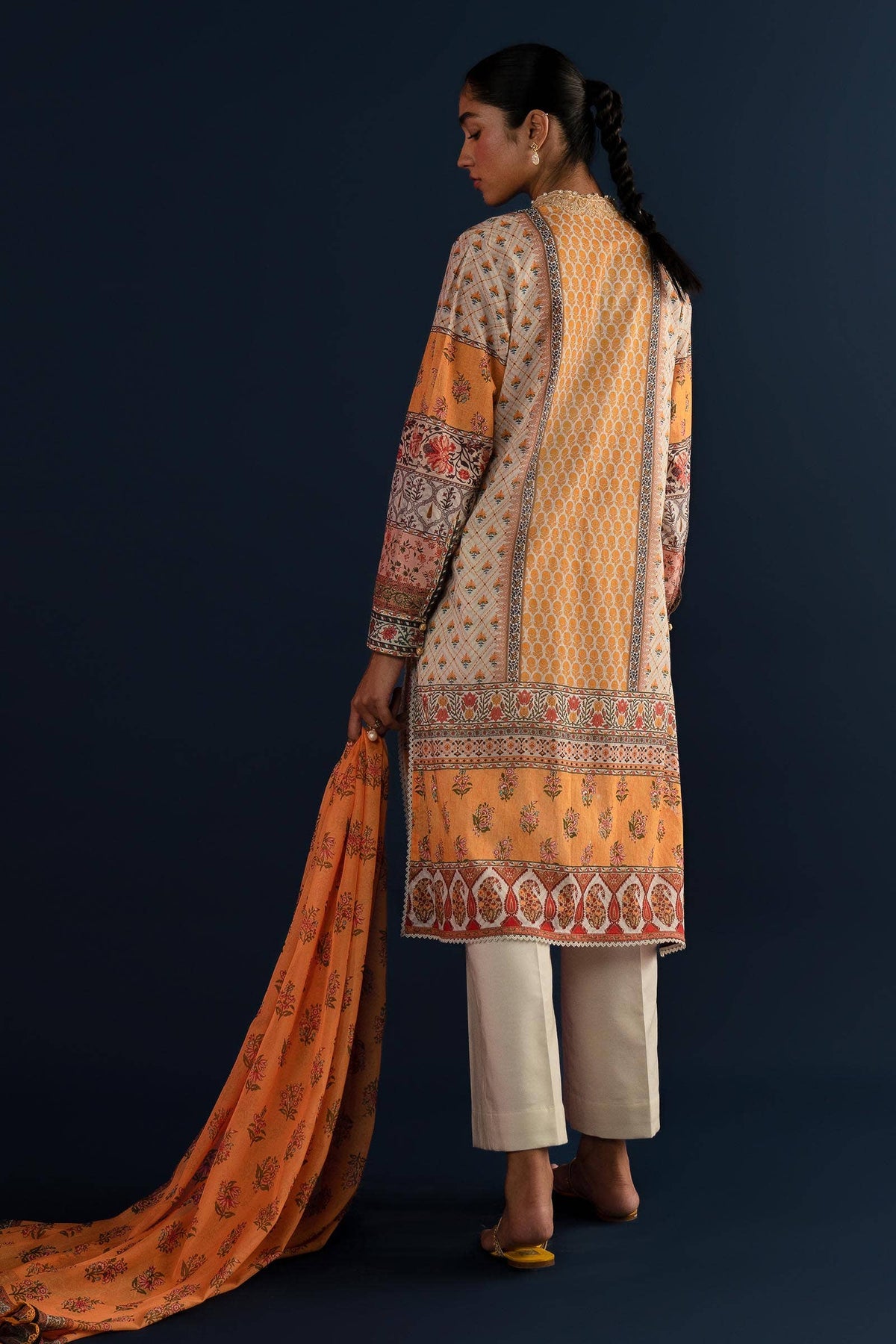 Sana Safinaz | Mahay Summer Lawn 24 | S-11 -  Sana Safinaz Luxury - Original Designer Dress - House of Maryam