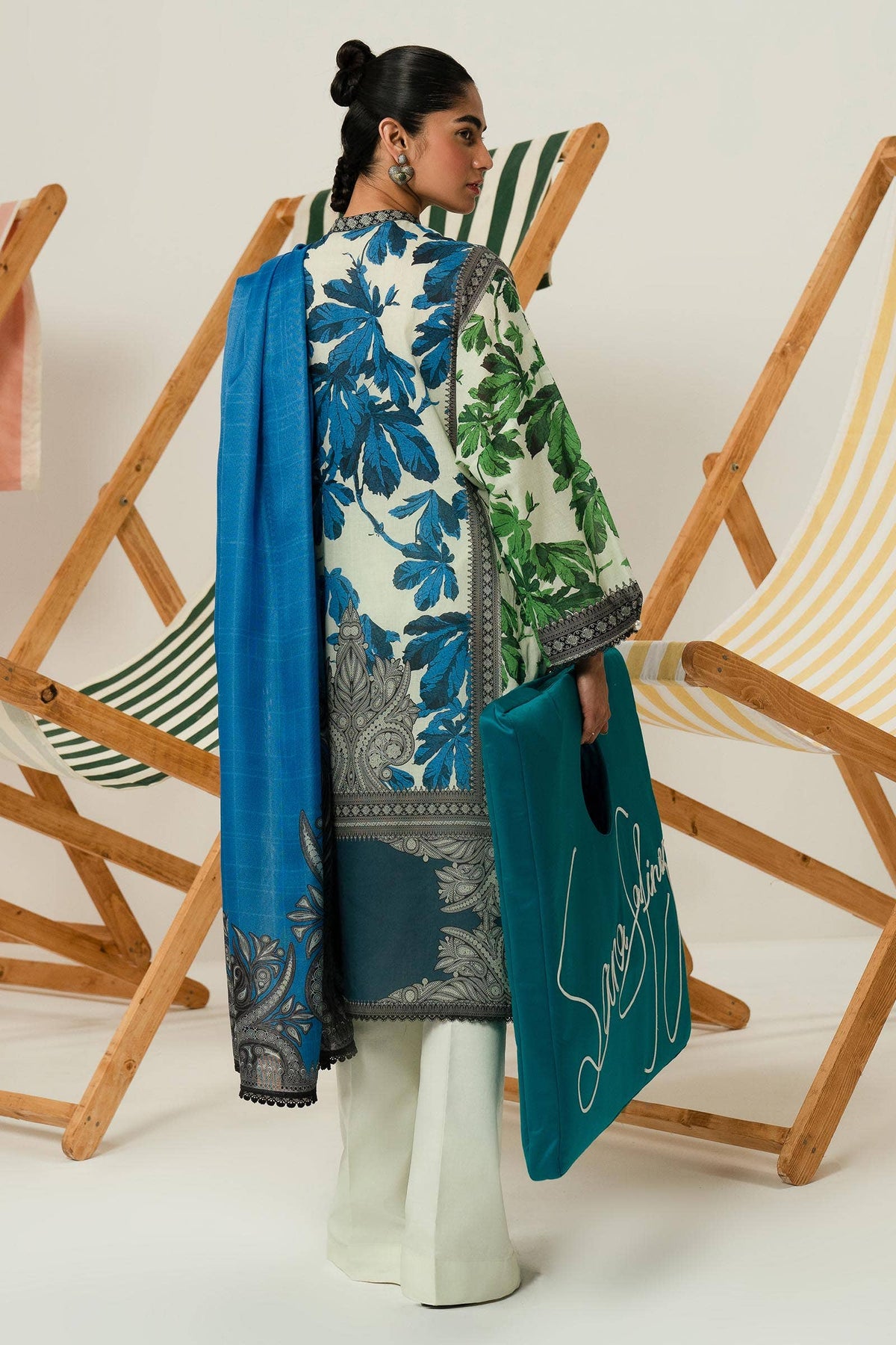 Sana Safinaz | Mahay Summer Lawn 24 | S-09 -  Sana Safinaz Luxury - Original Designer Dress - House of Maryam