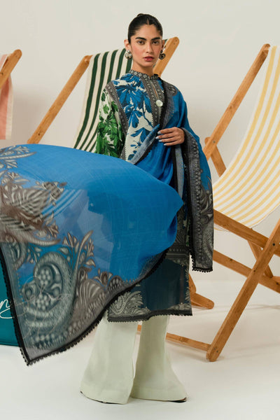 Sana Safinaz | Mahay Summer Lawn 24 | S-09 -  Sana Safinaz Luxury - Original Designer Dress - House of Maryam