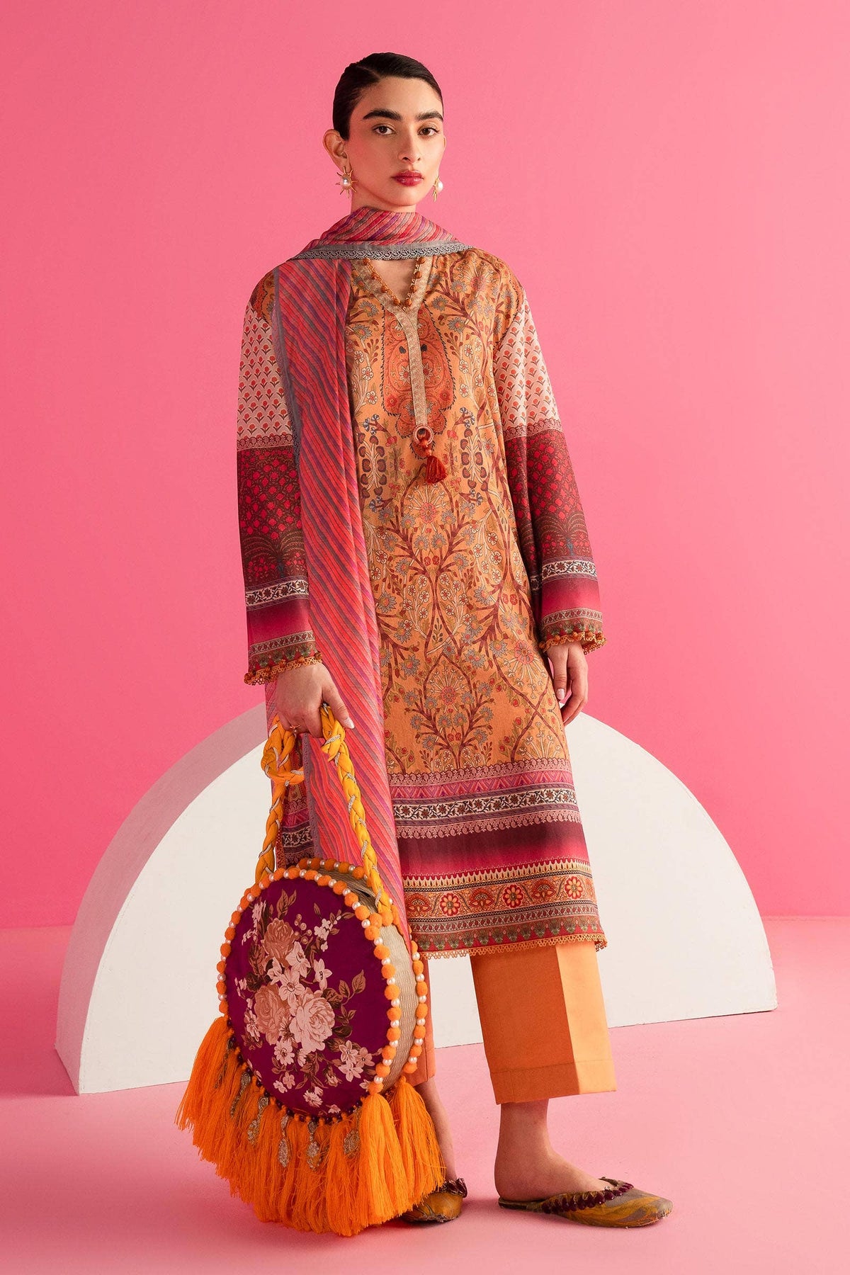 Sana Safinaz | Mahay Summer Lawn 24 | S-08 -  Sana Safinaz Luxury - Original Designer Dress - House of Maryam