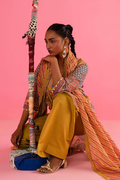Sana Safinaz | Mahay Summer Lawn 24 | S-07 -  Sana Safinaz Luxury - Original Designer Dress - House of Maryam