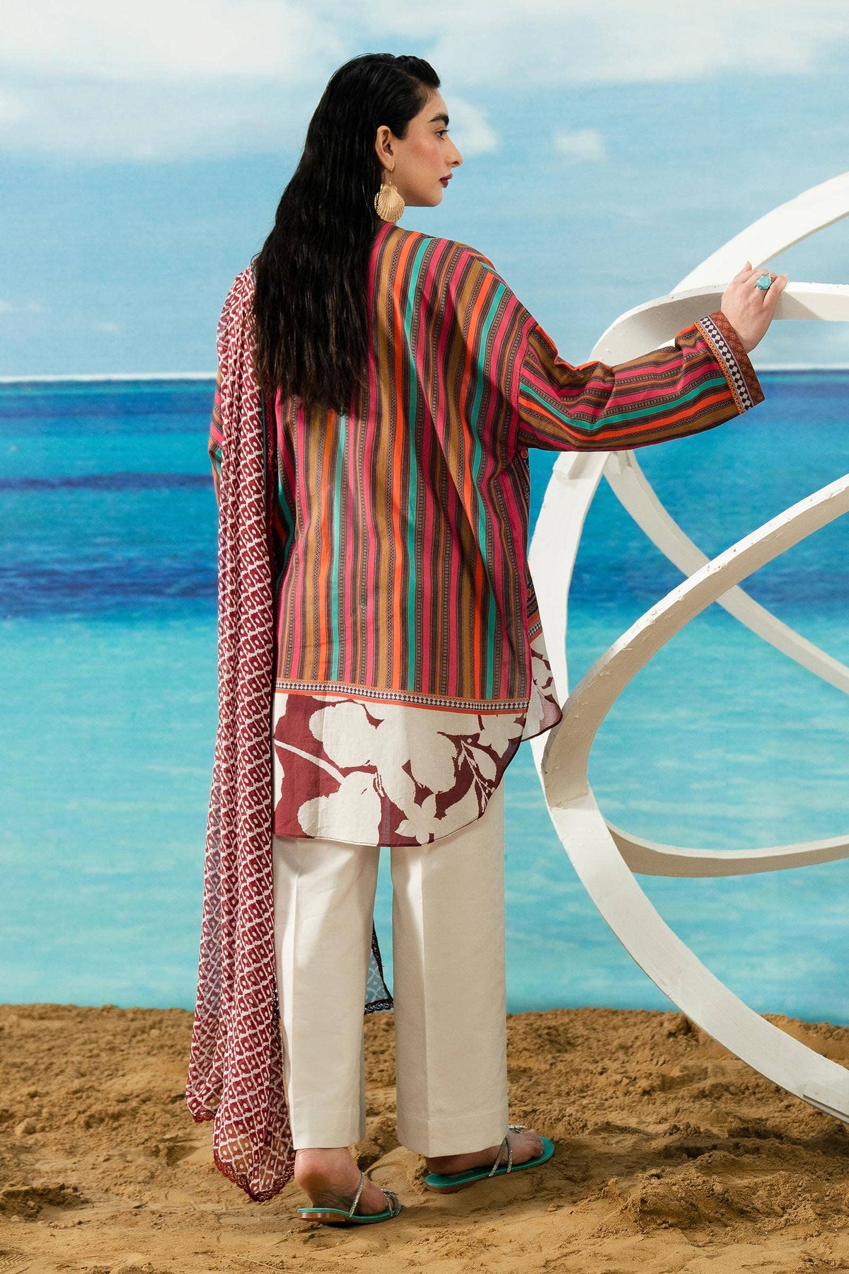 Sana Safinaz | Mahay Summer Lawn 24 | S-06 -  Sana Safinaz Luxury - Original Designer Dress - House of Maryam