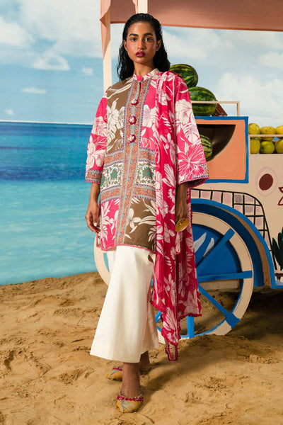 Sana Safinaz | Mahay Summer Lawn 24 | S-01 -  Sana Safinaz Luxury - Original Designer Dress - House of Maryam