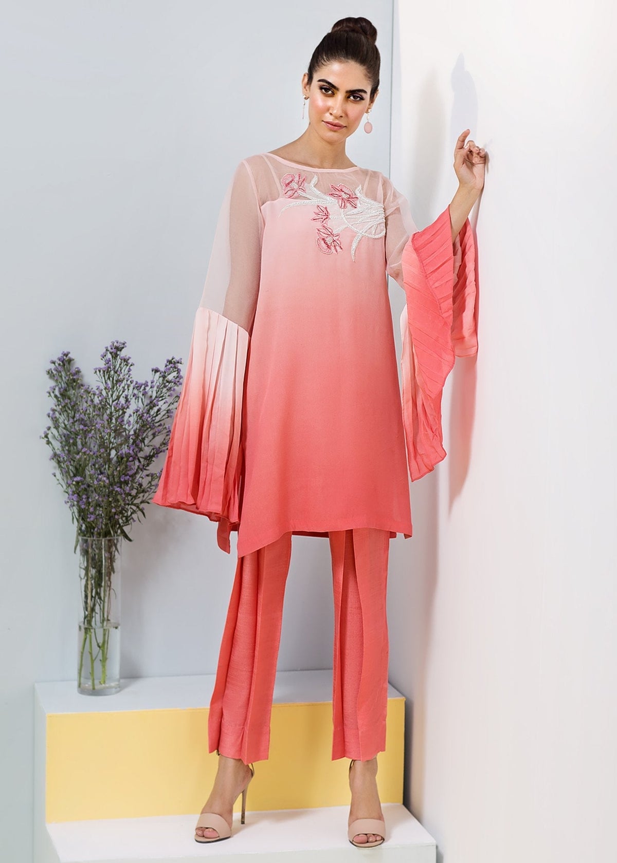 Hana | Daffodils Ready to Wear | Romance -  Hana Ladies Clothes - Original Designer Dress - House of Maryam