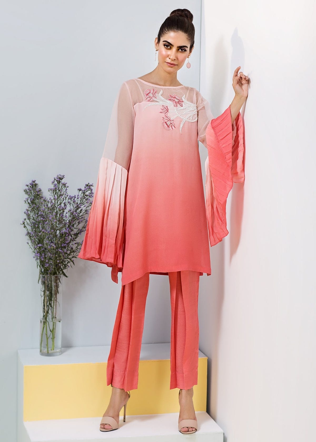 Hana | Daffodils Ready to Wear | Romance -  Hana Ladies Clothes - Original Designer Dress - House of Maryam