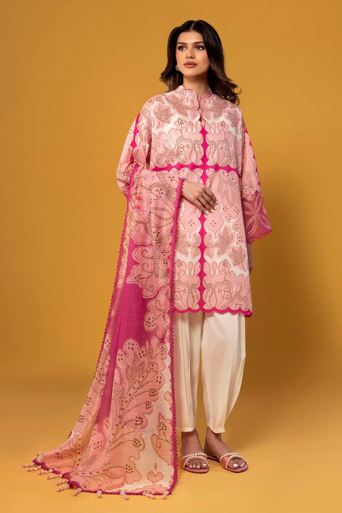 Sana Safinaz | Mahay Spring 25 | A-14 -  Sana Safinaz Ladies Clothes - Original Designer Dress - House of Maryam