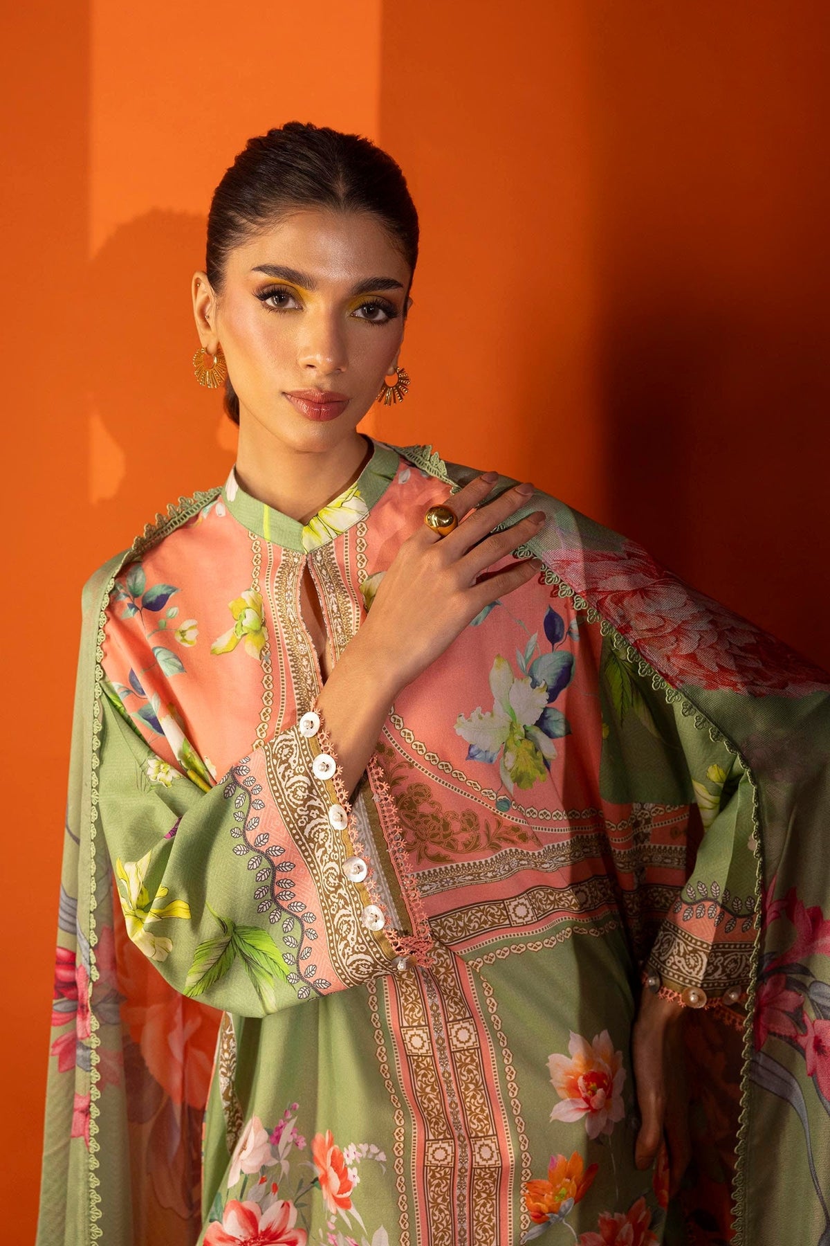 Sana Safinaz | Mahay Spring 25 | A-11 -  Sana Safinaz Ladies Clothes - Original Designer Dress - House of Maryam