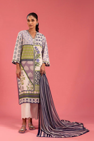 Sana Safinaz | Mahay Spring 25 | A-06 -  Sana Safinaz Ladies Clothes - Original Designer Dress - House of Maryam