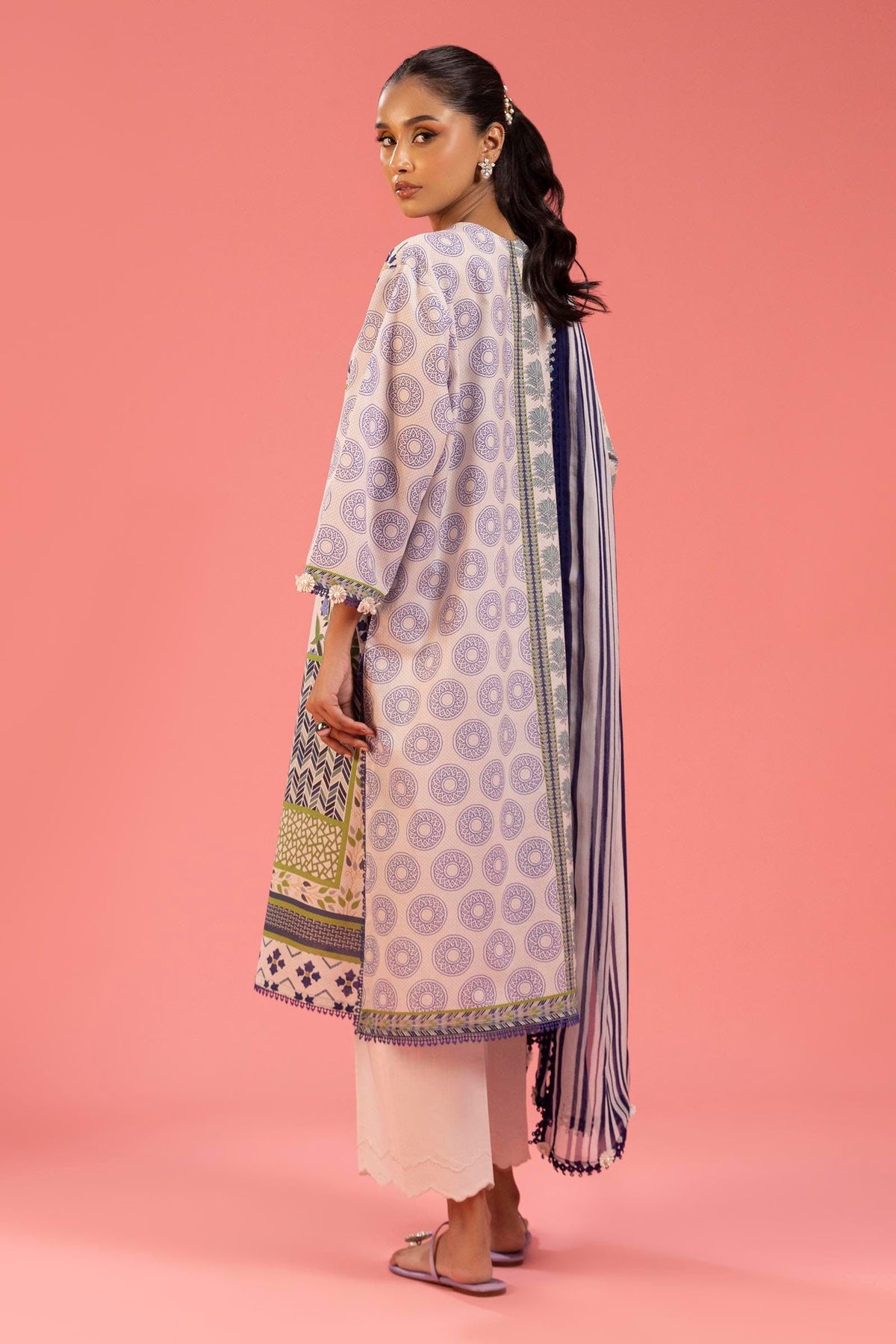 Sana Safinaz | Mahay Spring 25 | A-06 -  Sana Safinaz Ladies Clothes - Original Designer Dress - House of Maryam