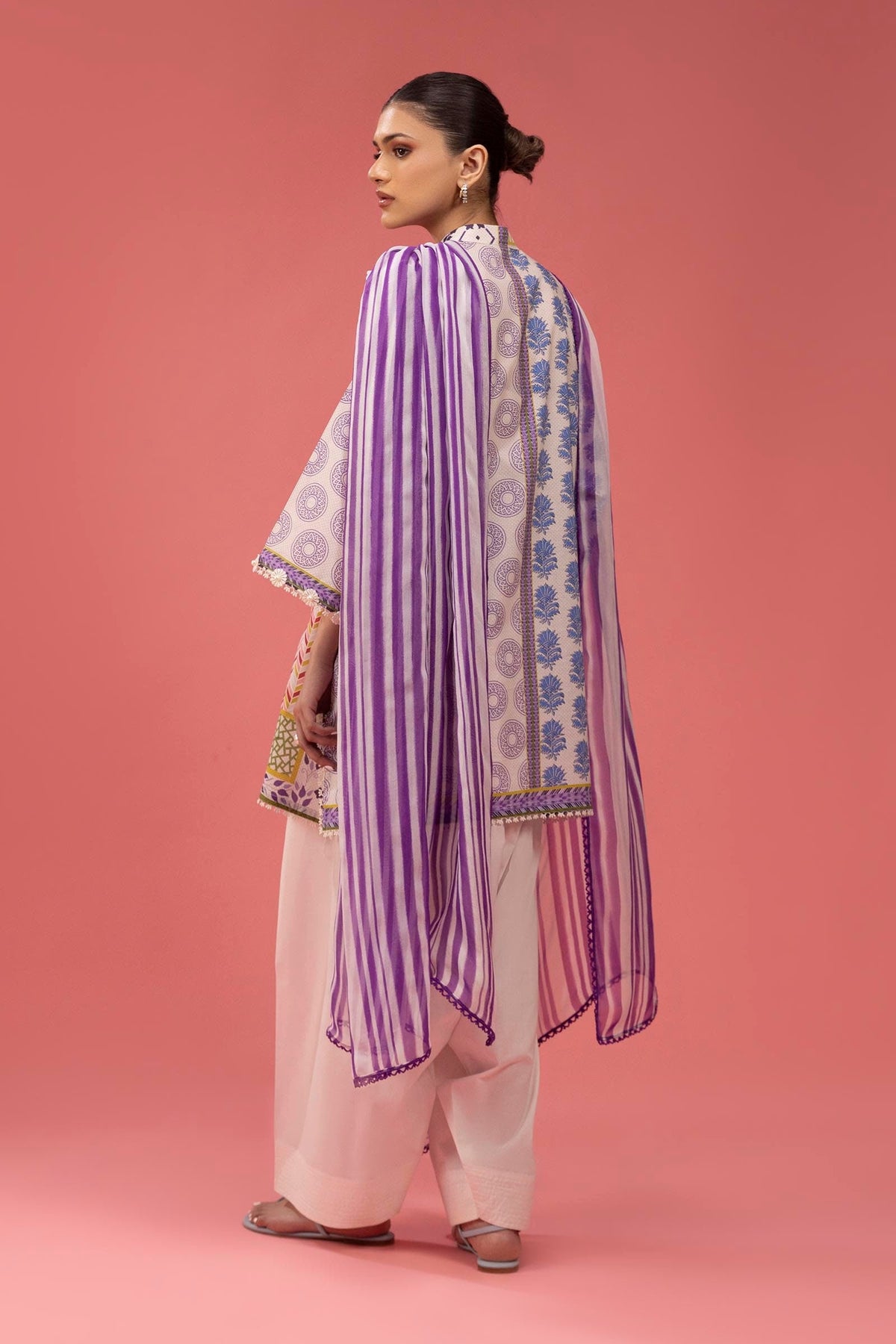 Sana Safinaz | Mahay Spring 25 | A-05 -  Sana Safinaz Ladies Clothes - Original Designer Dress - House of Maryam