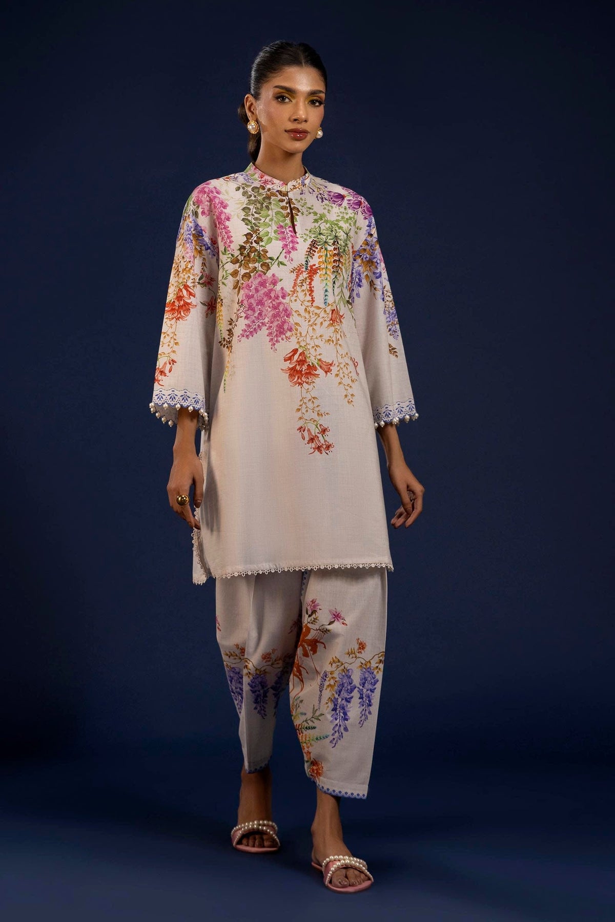 Sana Safinaz | Mahay Spring 25 | A-04 -  Sana Safinaz Ladies Clothes - Original Designer Dress - House of Maryam