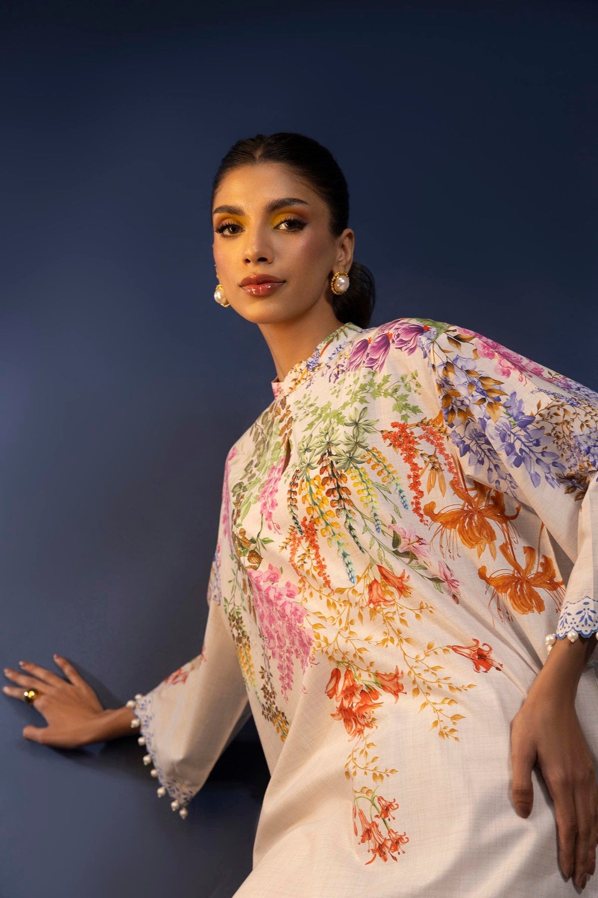 Sana Safinaz | Mahay Spring 25 | A-04 -  Sana Safinaz Ladies Clothes - Original Designer Dress - House of Maryam