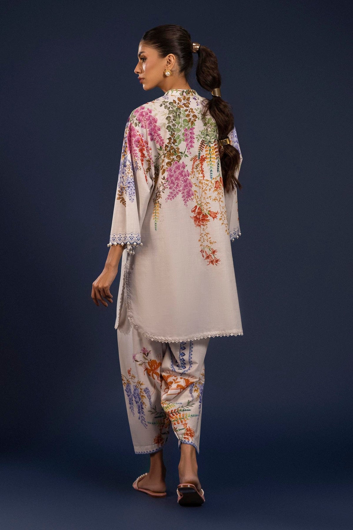 Sana Safinaz | Mahay Spring 25 | A-04 -  Sana Safinaz Ladies Clothes - Original Designer Dress - House of Maryam
