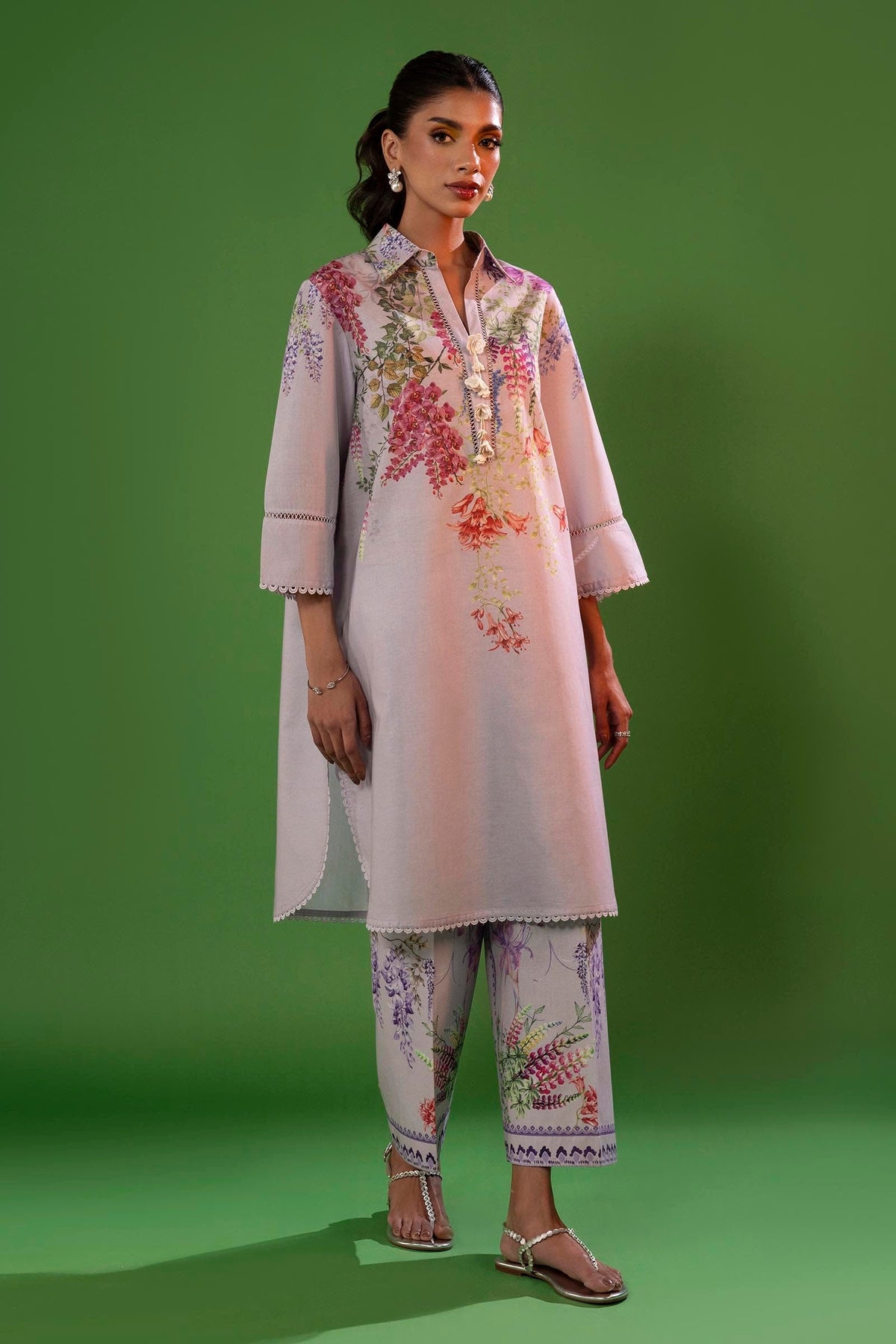 Sana Safinaz | Mahay Spring 25 | A-03 -  Sana Safinaz Ladies Clothes - Original Designer Dress - House of Maryam