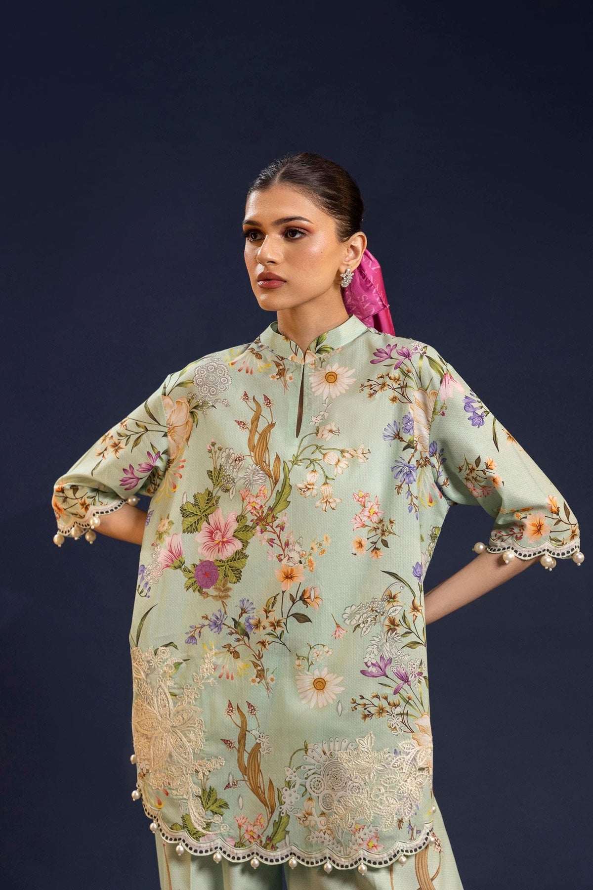 Sana Safinaz | Mahay Spring 25 | A-01 -  Sana Safinaz Ladies Clothes - Original Designer Dress - House of Maryam