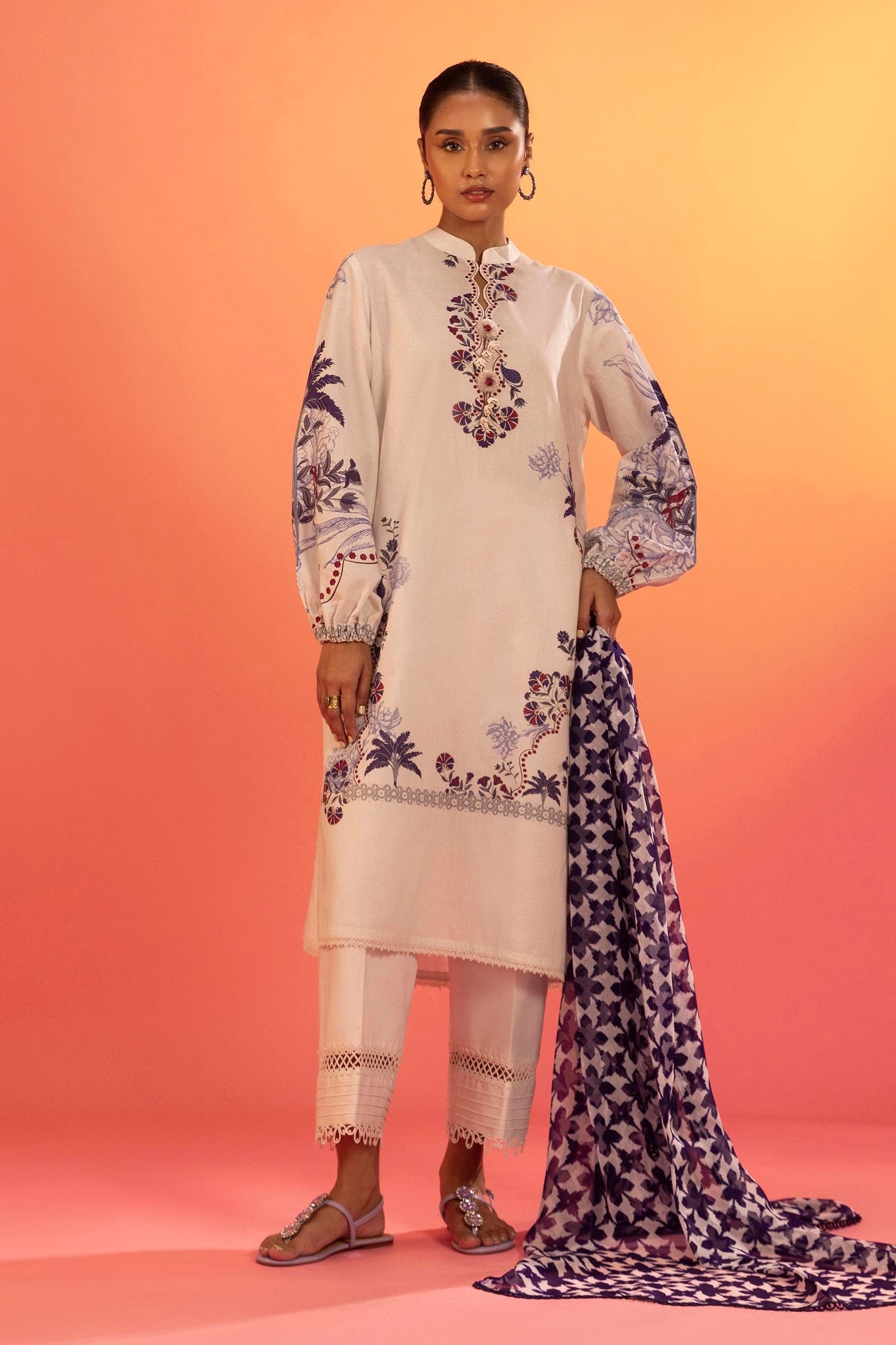 Sana Safinaz | Mahay Summer 25 | 001A -  Sana Safinaz Ladies Clothes - Original Designer Dress - House of Maryam