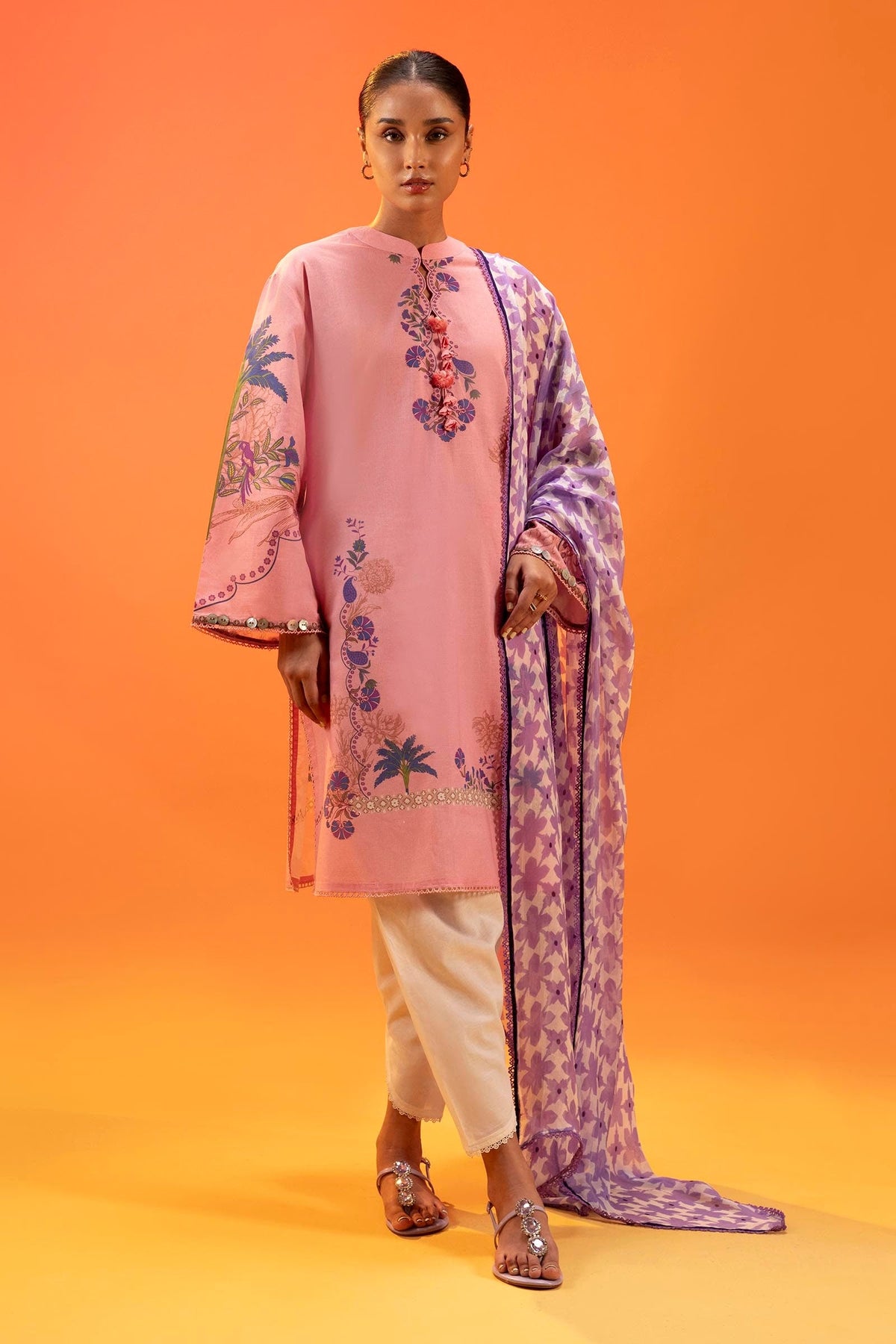 Sana Safinaz | Mahay Summer 25 | 001B -  Sana Safinaz Ladies Clothes - Original Designer Dress - House of Maryam