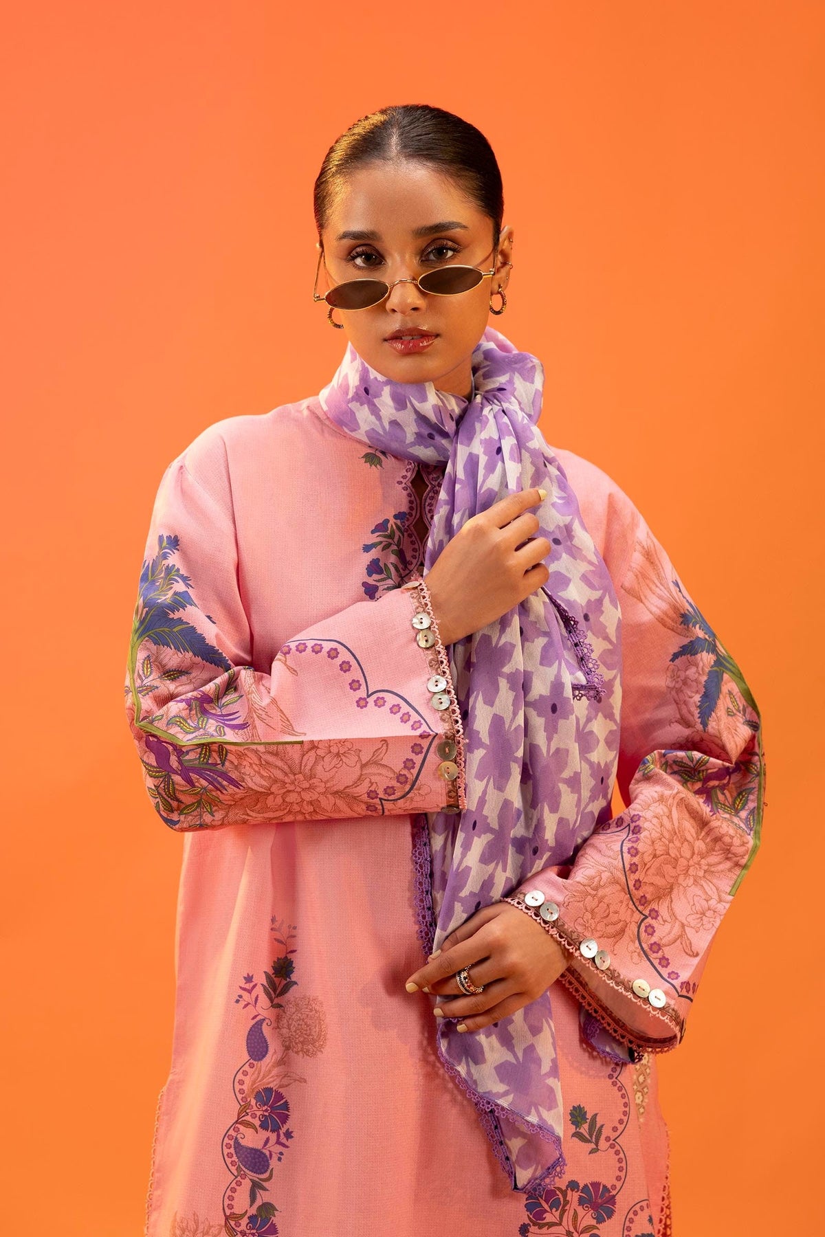 Sana Safinaz | Mahay Summer 25 | 001B -  Sana Safinaz Ladies Clothes - Original Designer Dress - House of Maryam