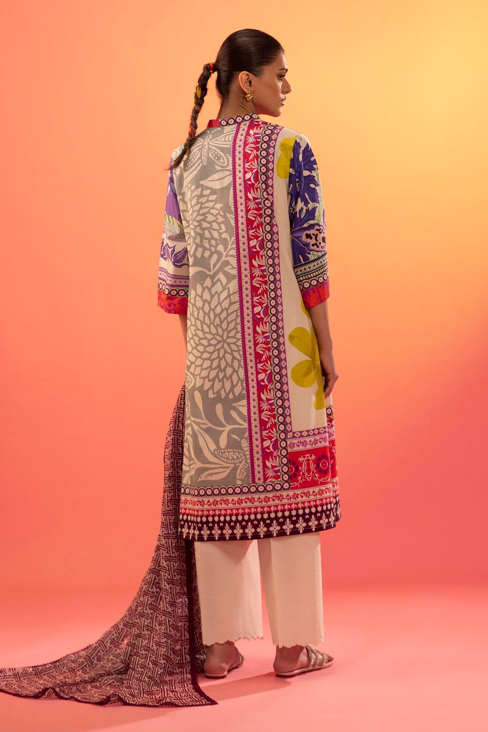Sana Safinaz | Mahay Summer 25 | 002B -  Sana Safinaz Ladies Clothes - Original Designer Dress - House of Maryam