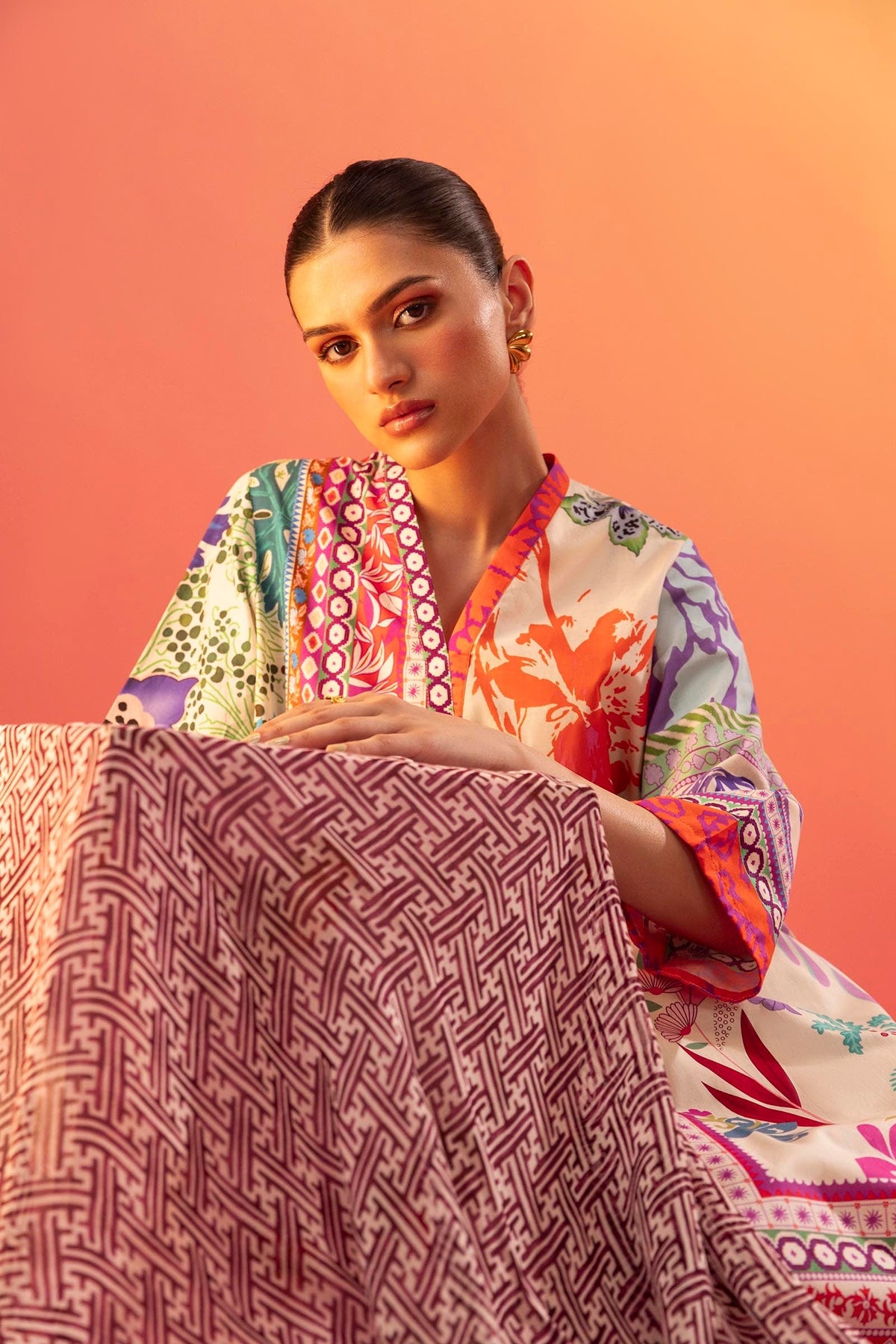 Sana Safinaz | Mahay Summer 25 | 002B -  Sana Safinaz Ladies Clothes - Original Designer Dress - House of Maryam