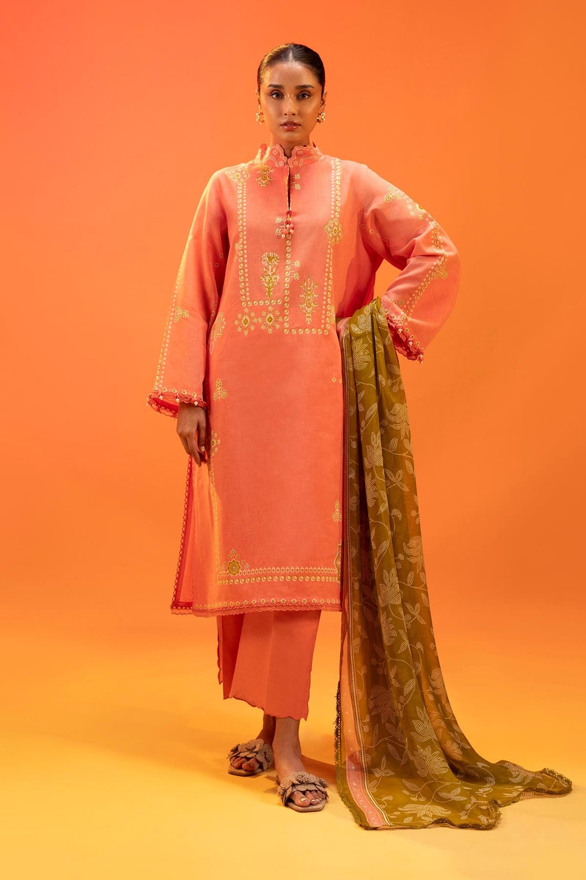 Sana Safinaz | Mahay Summer 25 | 003A -  Sana Safinaz Ladies Clothes - Original Designer Dress - House of Maryam