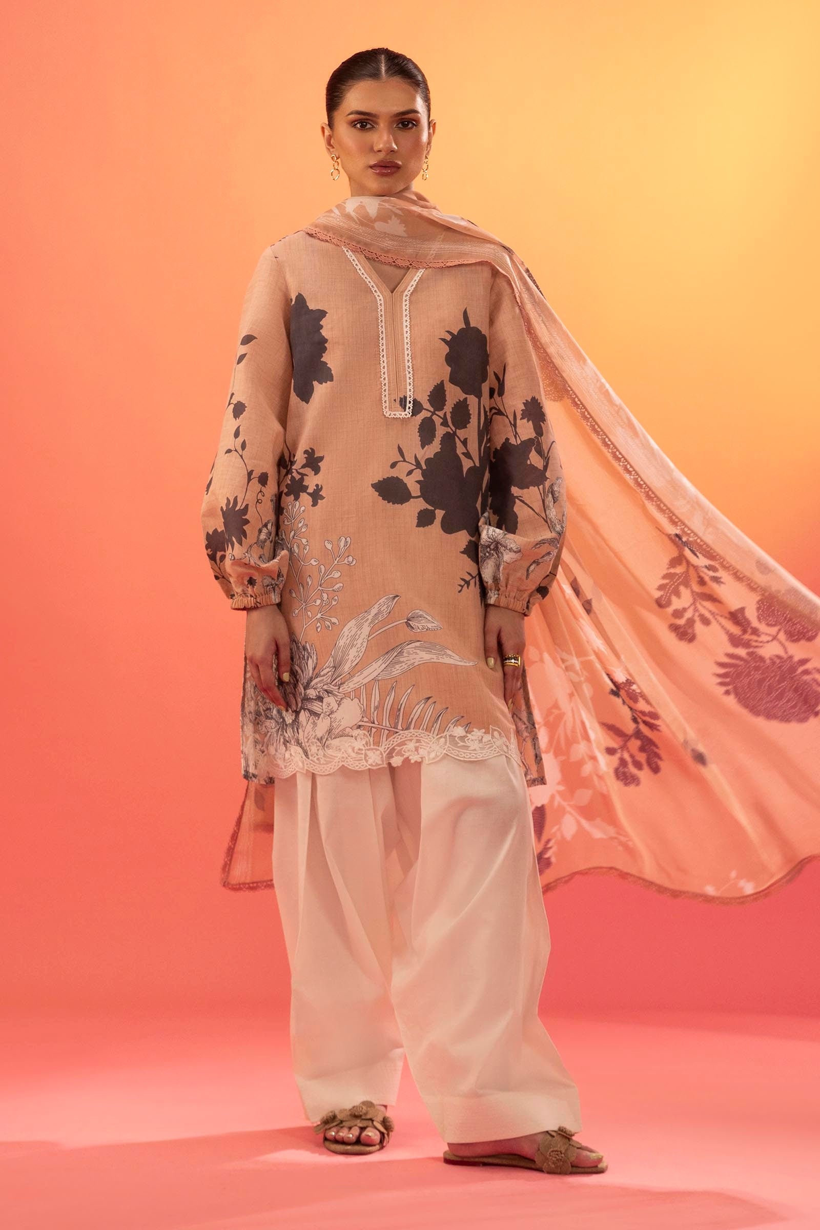 Sana Safinaz | Mahay Summer 25 | 004A -  Sana Safinaz Ladies Clothes - Original Designer Dress - House of Maryam