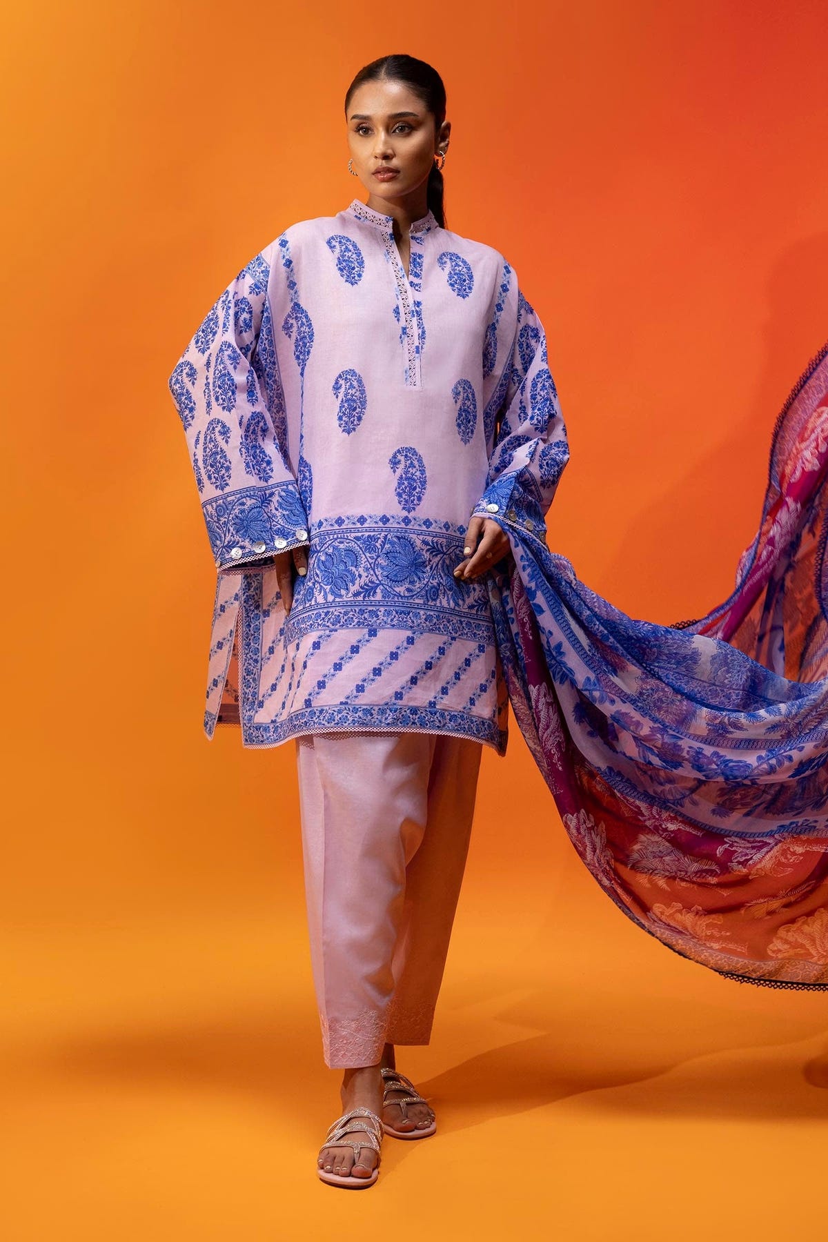 Sana Safinaz | Mahay Summer 25 | 005A -  Sana Safinaz Ladies Clothes - Original Designer Dress - House of Maryam