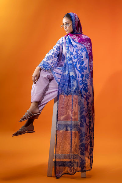 Sana Safinaz | Mahay Summer 25 | 005A -  Sana Safinaz Ladies Clothes - Original Designer Dress - House of Maryam