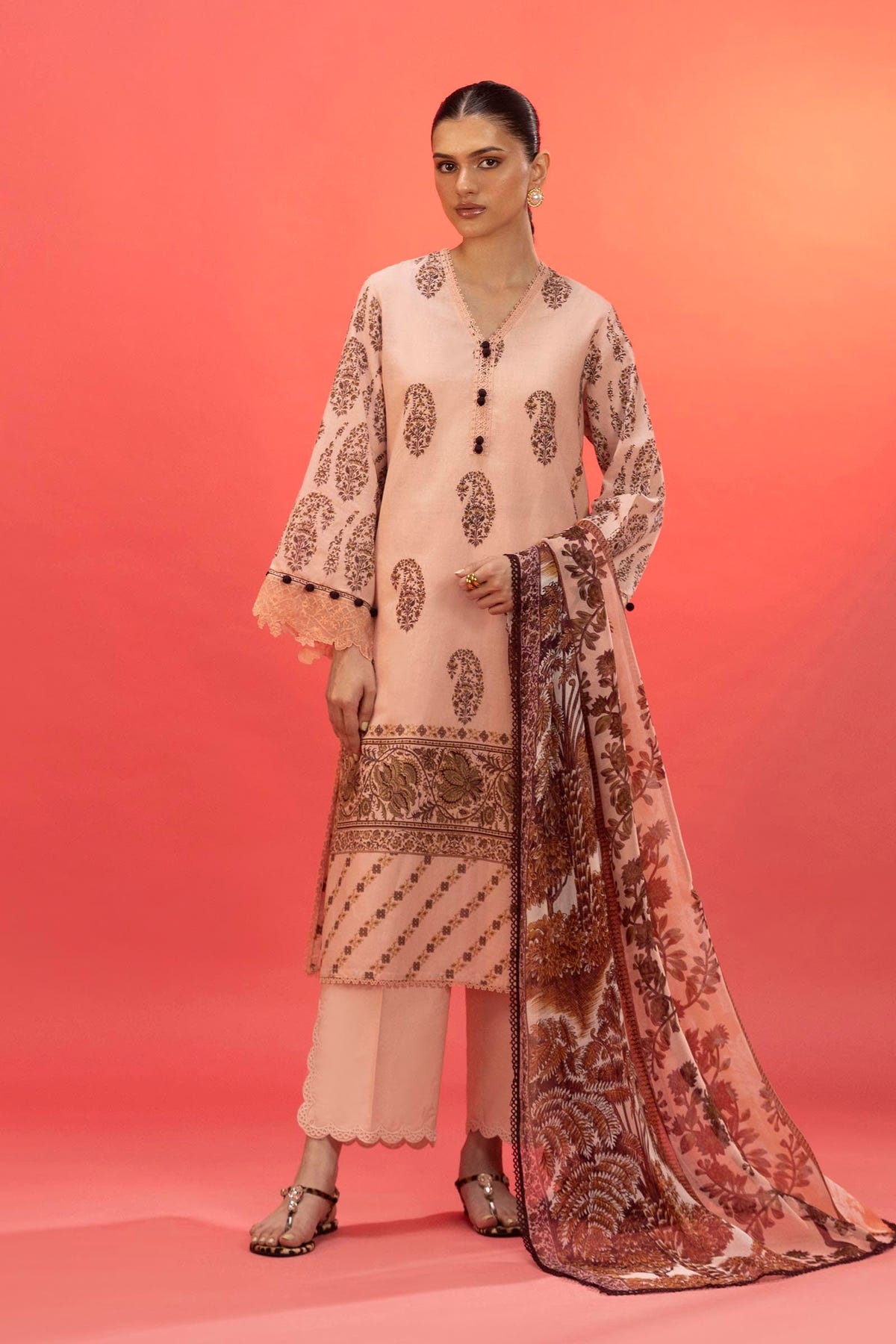 Sana Safinaz | Mahay Summer 25 | 005B -  Sana Safinaz Ladies Clothes - Original Designer Dress - House of Maryam