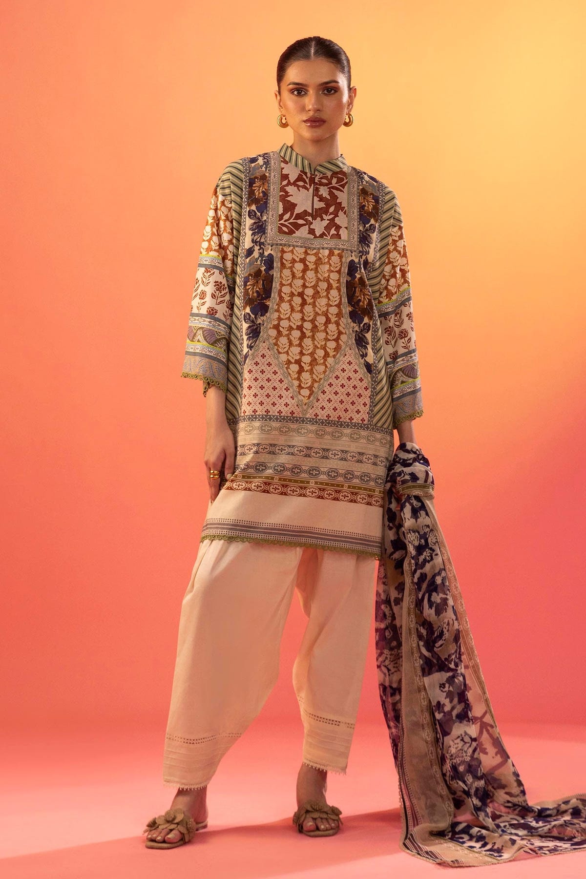Sana Safinaz | Mahay Summer 25 | 006A -  Sana Safinaz Ladies Clothes - Original Designer Dress - House of Maryam