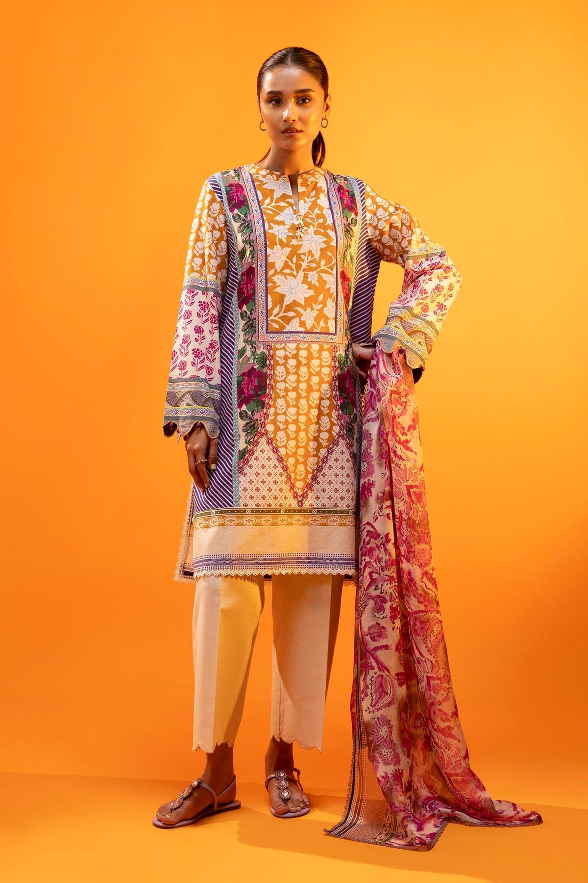 Sana Safinaz | Mahay Summer 25 | 006B -  Sana Safinaz Ladies Clothes - Original Designer Dress - House of Maryam