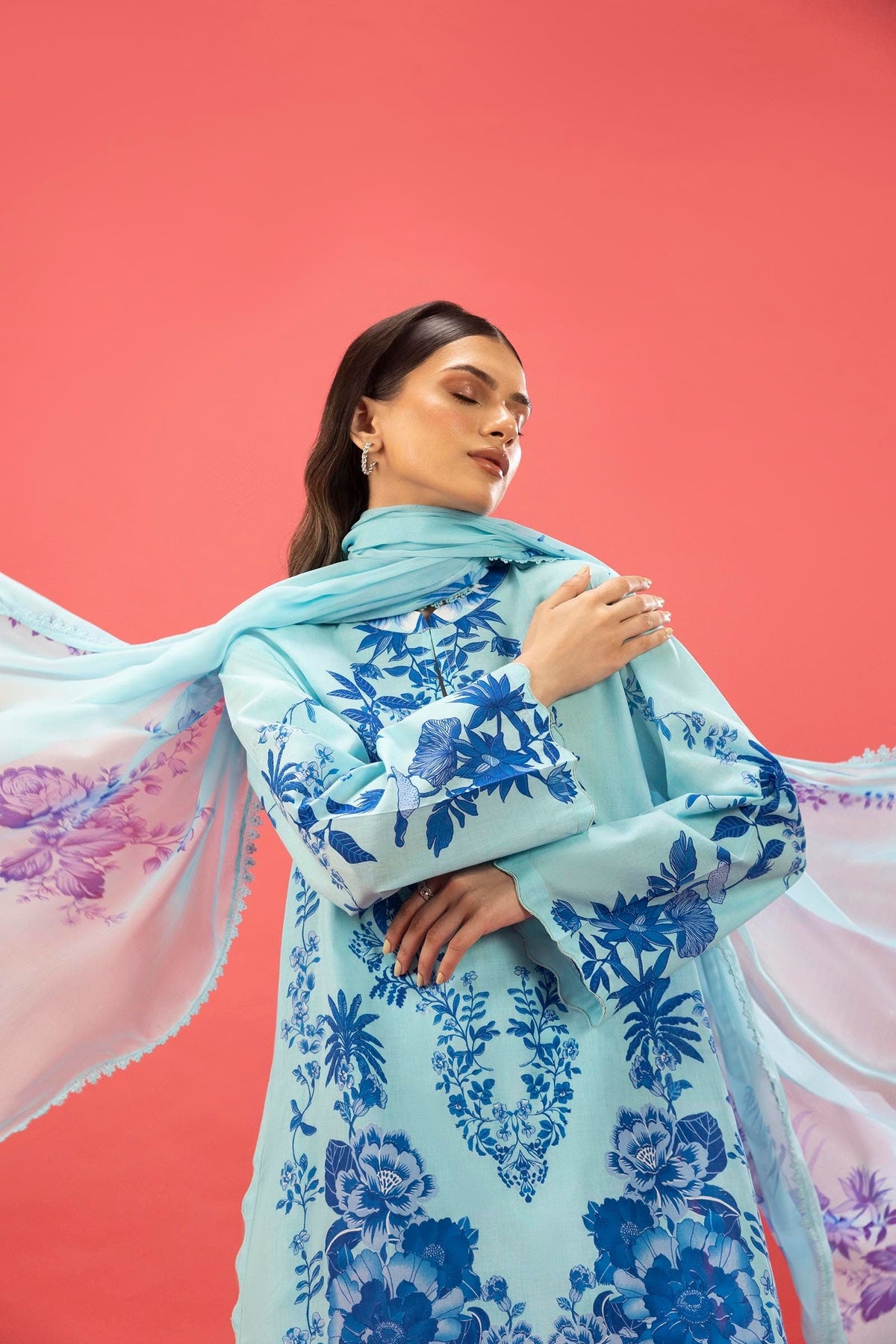 Sana Safinaz | Mahay Summer 25 | 007A -  Sana Safinaz Ladies Clothes - Original Designer Dress - House of Maryam