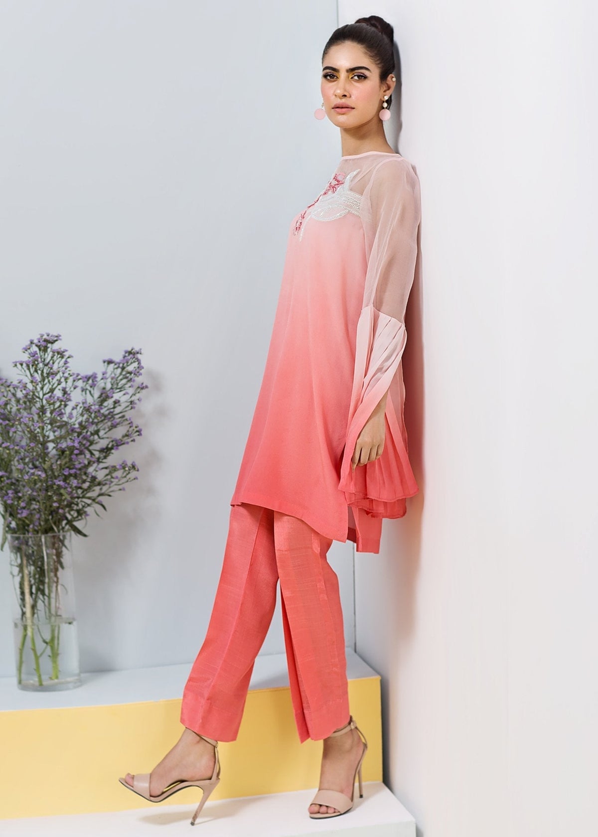 Hana | Daffodils Ready to Wear | Romance -  Hana Ladies Clothes - Original Designer Dress - House of Maryam