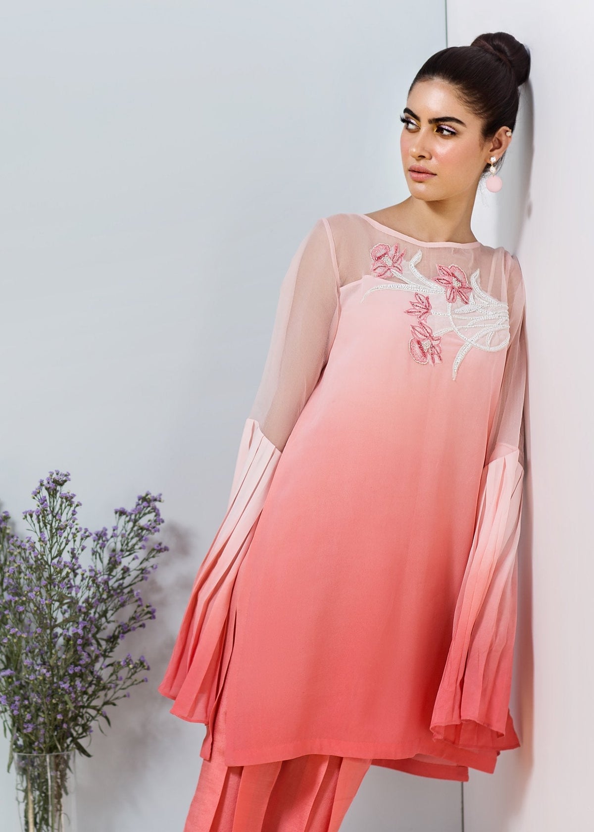 Hana | Daffodils Ready to Wear | Romance -  Hana Ladies Clothes - Original Designer Dress - House of Maryam