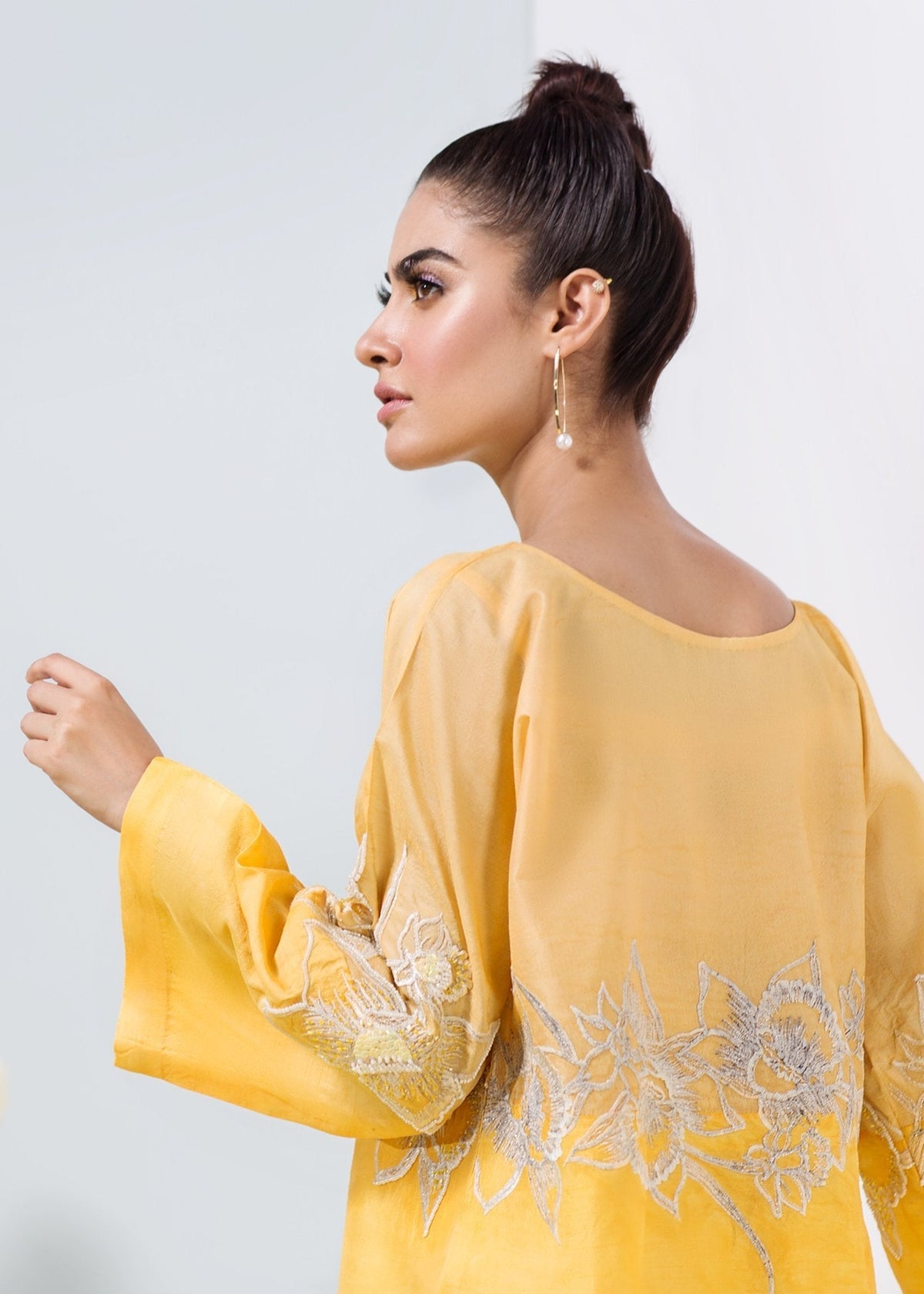 Hana | Daffodils Ready to Wear | Quail -  Hana Ladies Clothes - Original Designer Dress - House of Maryam