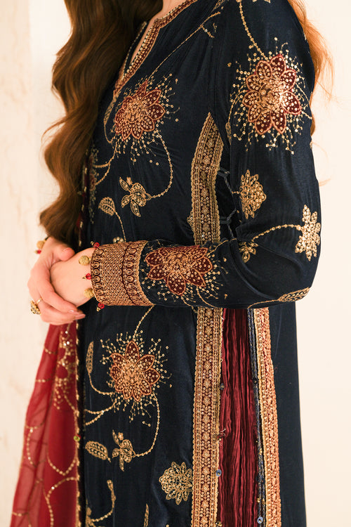 Jazmin | Velvet Edit 24 | VF-2040 -  Jazmin Ladies Clothes - Original Designer Dress - House of Maryam