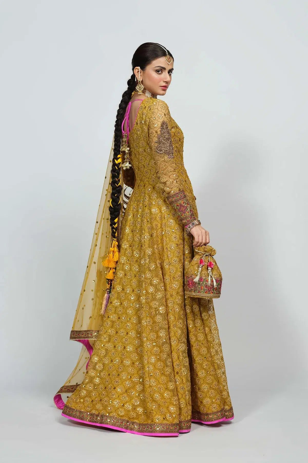Fahad Hussayn | National Sport Casbah | Haldi -  Fahad Hussayn Bridal - Original Designer Dress - House of Maryam