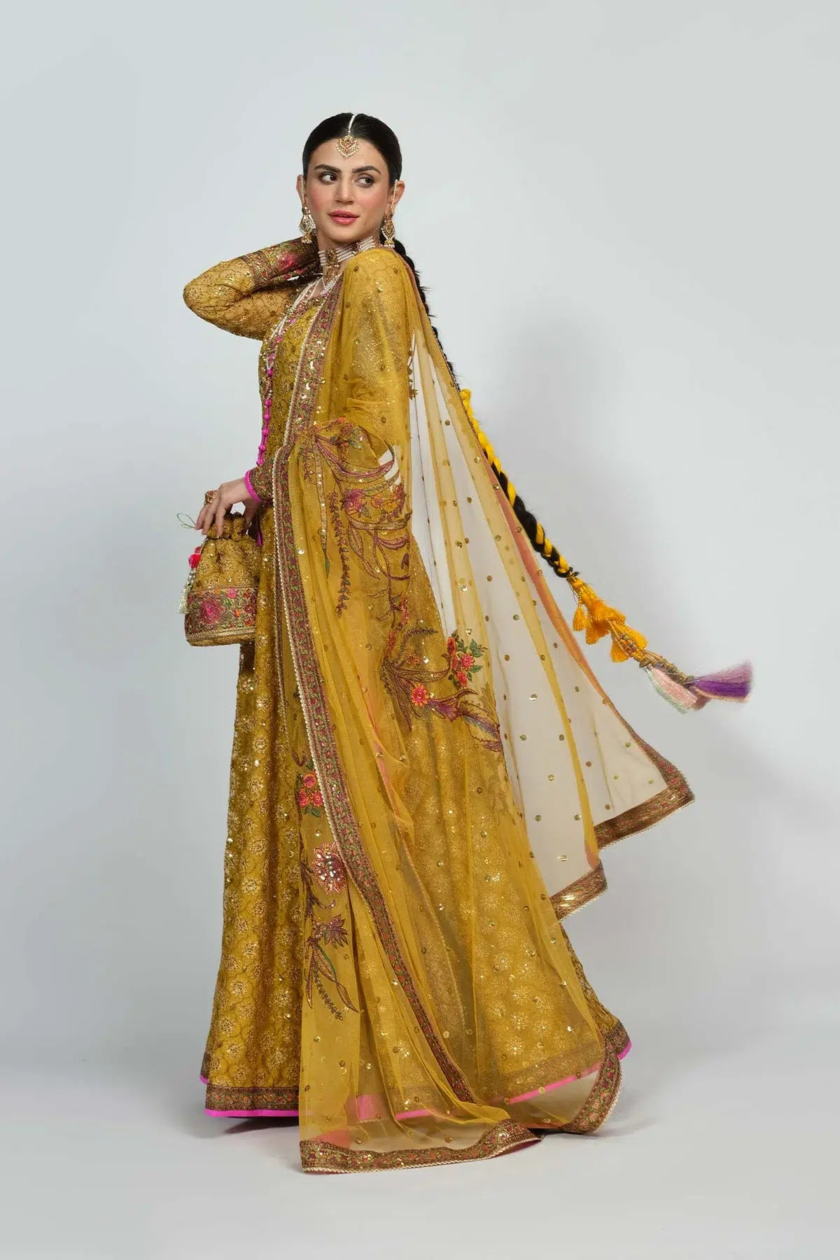 Fahad Hussayn | National Sport Casbah | Haldi -  Fahad Hussayn Bridal - Original Designer Dress - House of Maryam