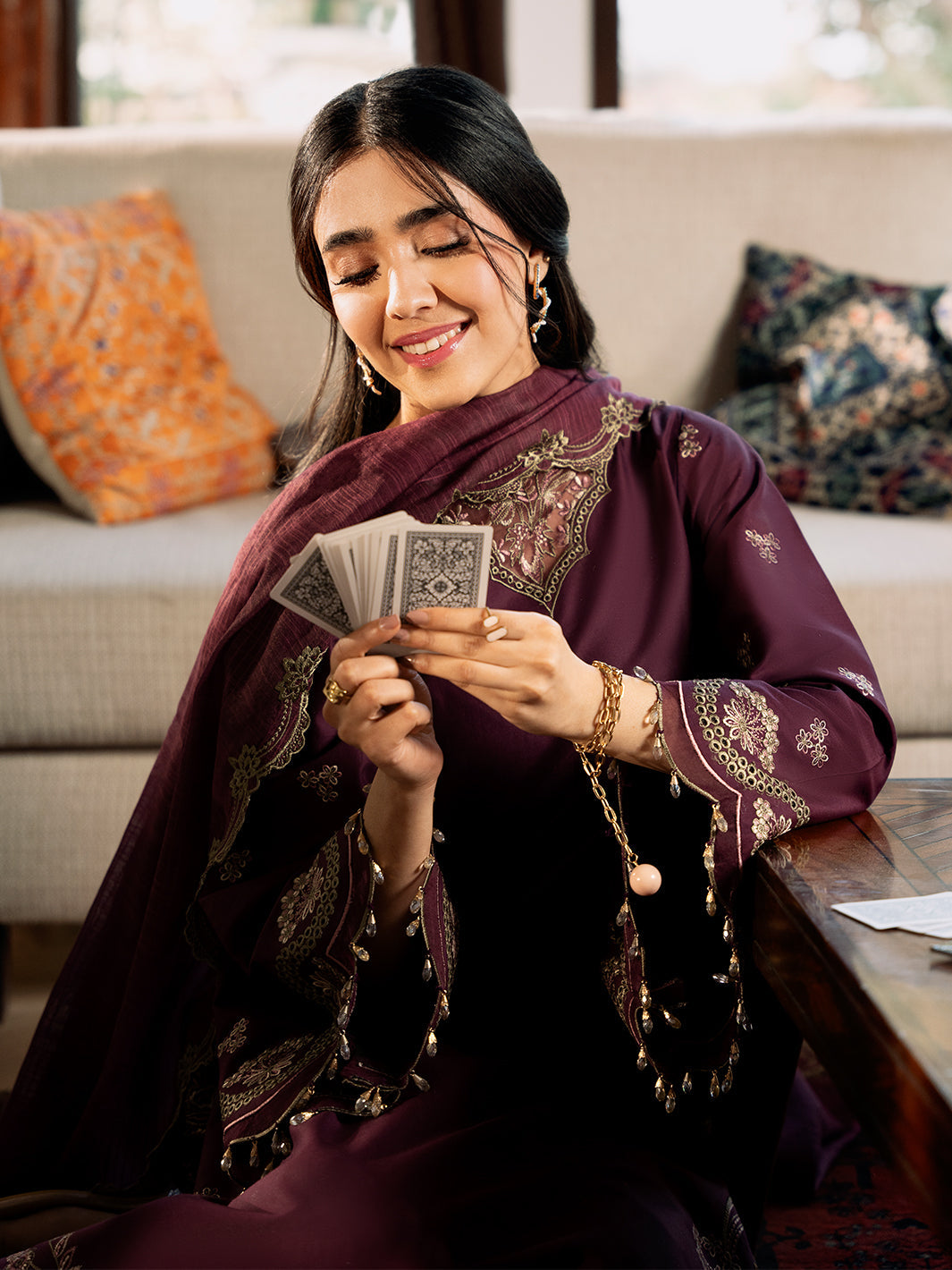 Izel | Mahveen Festive Lawn 25 | HANA -  Izel Ladies Clothes - Original Designer Dress - House of Maryam